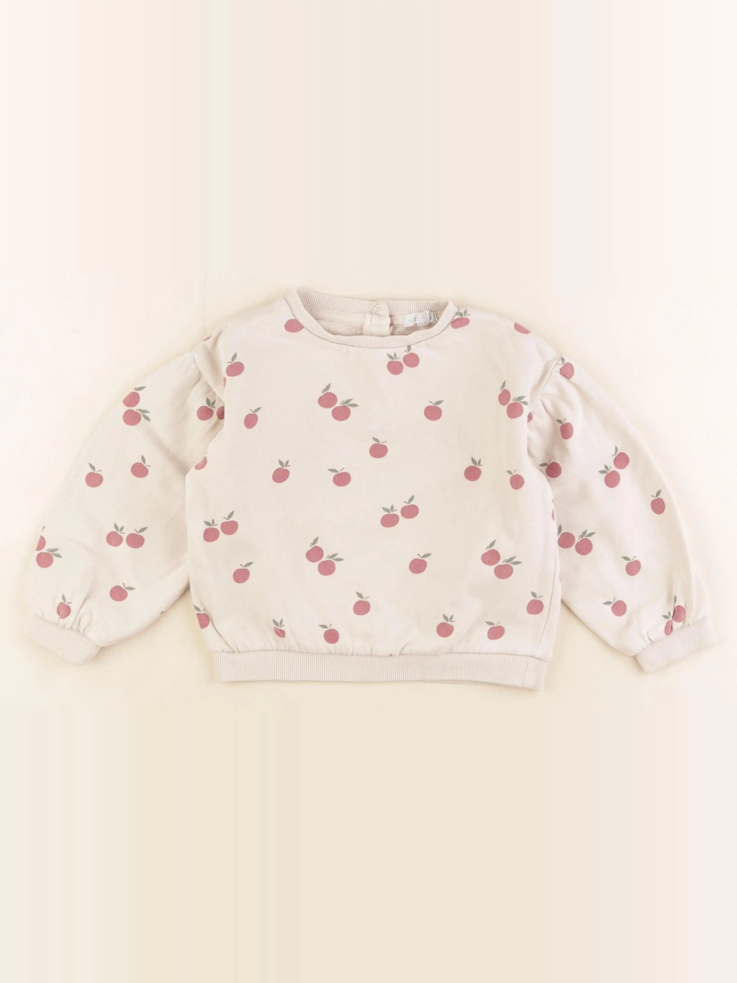 Vertbaudet - sweat beige - 3 ans