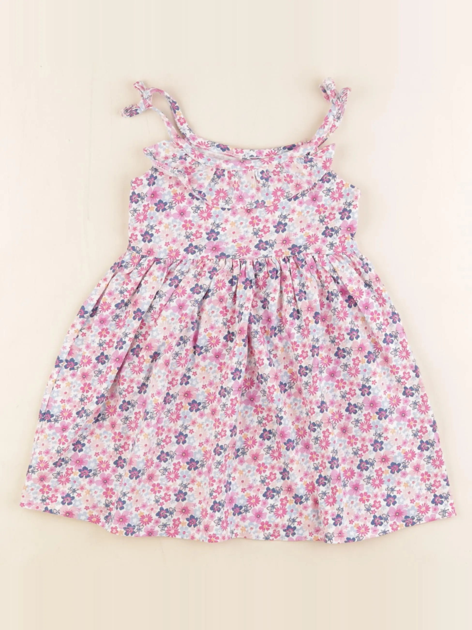 Vertbaudet - robe multicolore - 3 ans