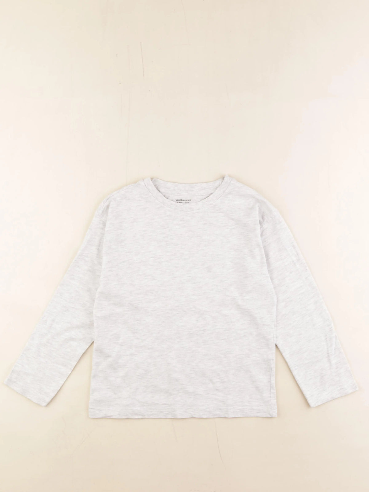 Vertbaudet - tee-shirt gris - 8 ans