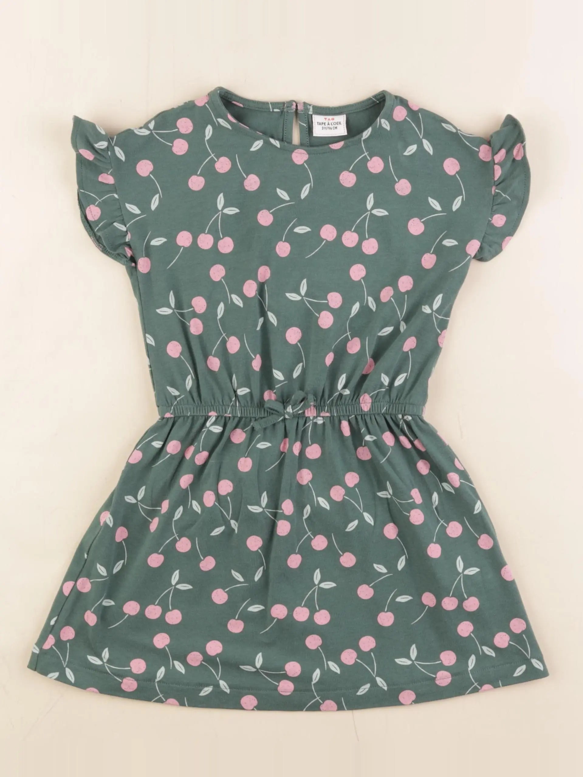 Tape à l'oeil - robe vert - 3 ans