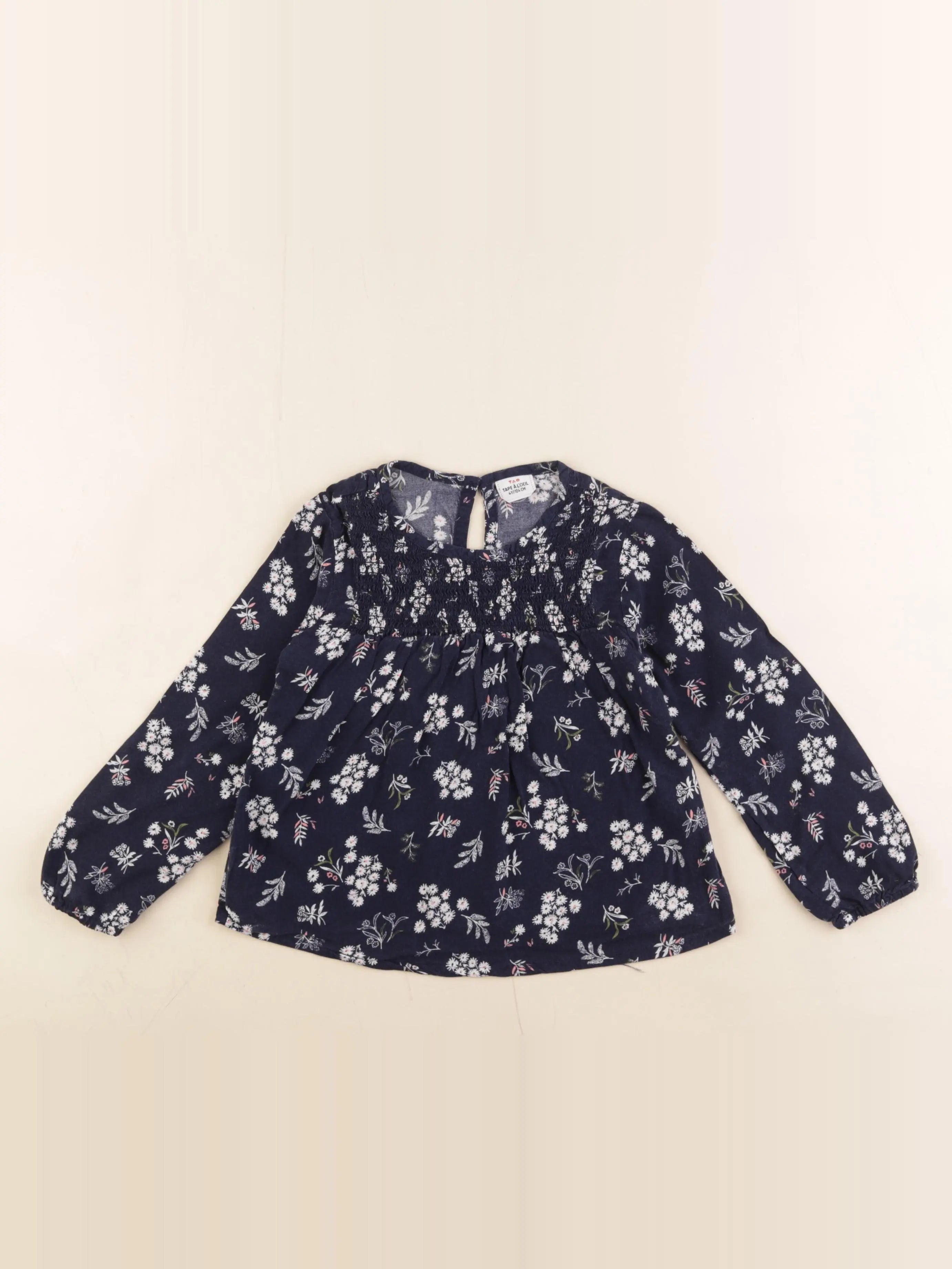 Tape à l'oeil - blouse bleu - 4 ans