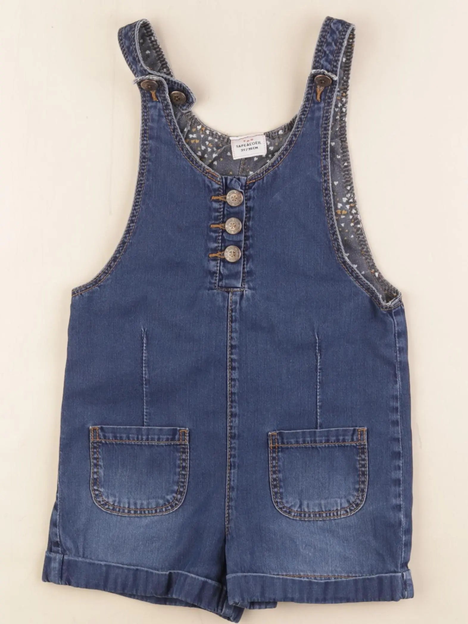 Tape à l'oeil - combinaison bleu - 3 ans
