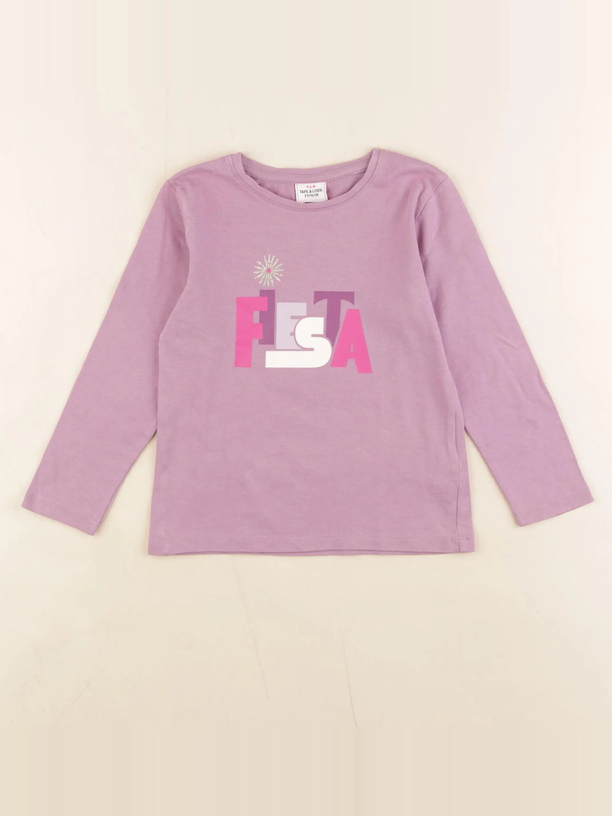 Tape à l'oeil - tee-shirt violet - 3 ans