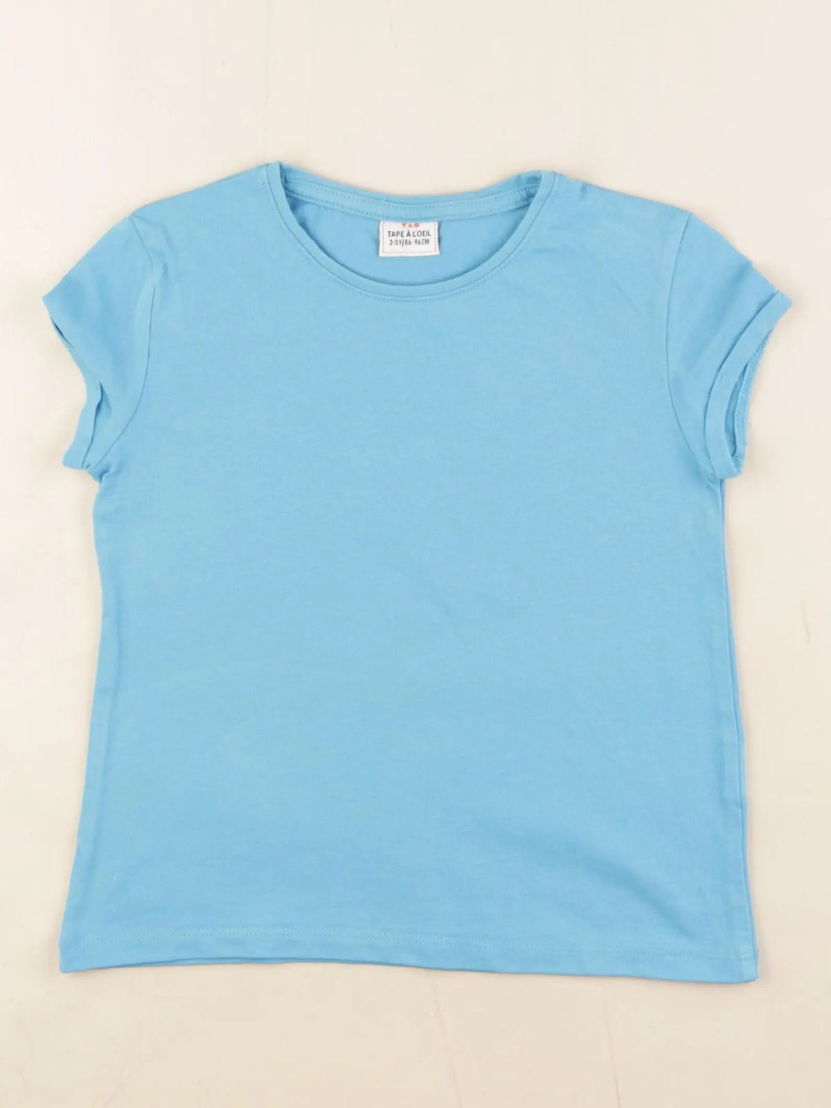 Tape à l'oeil - tee-shirt bleu - 2/3 ans