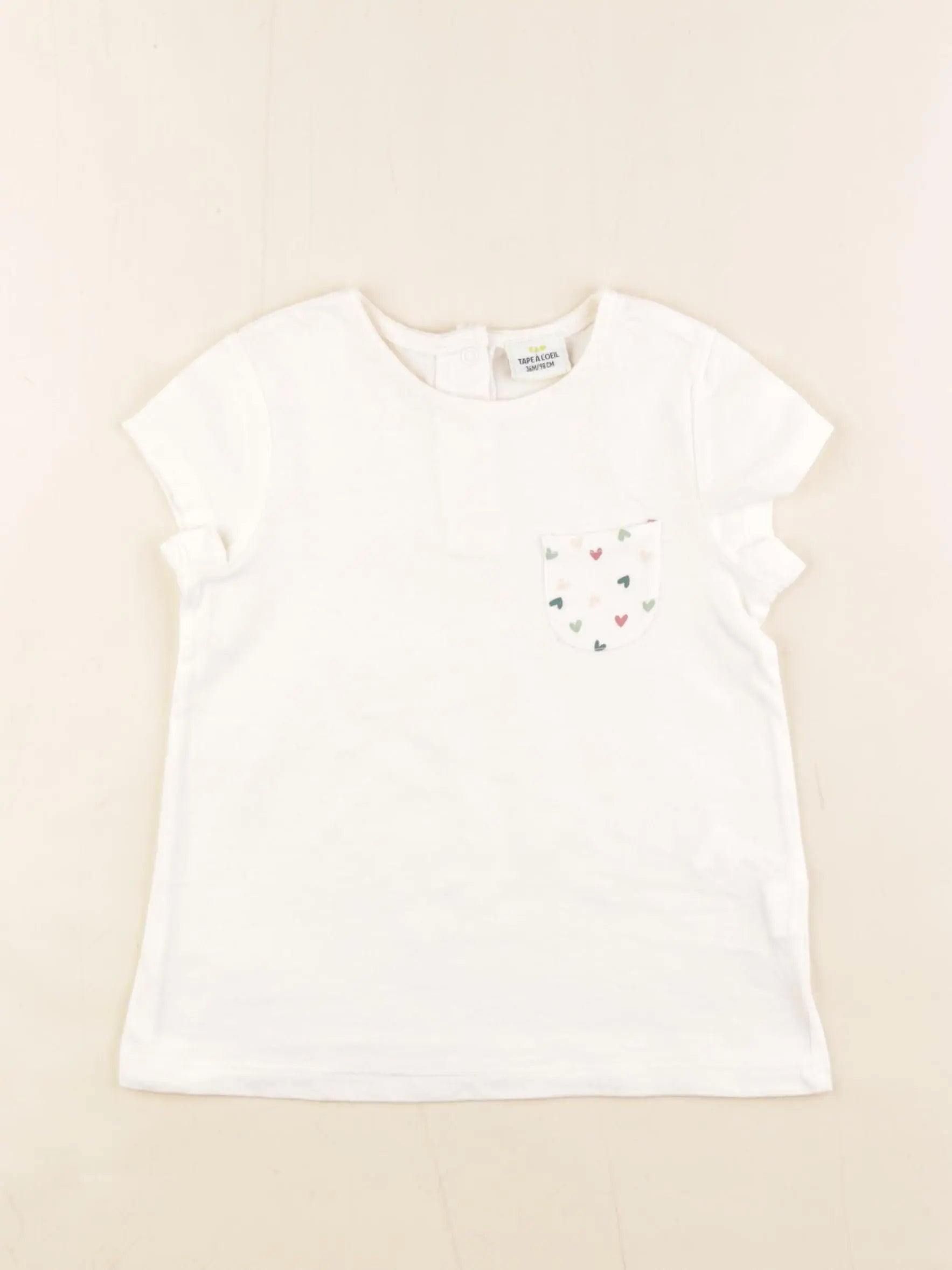 Tape à l'oeil - tee-shirt beige - 36 mois