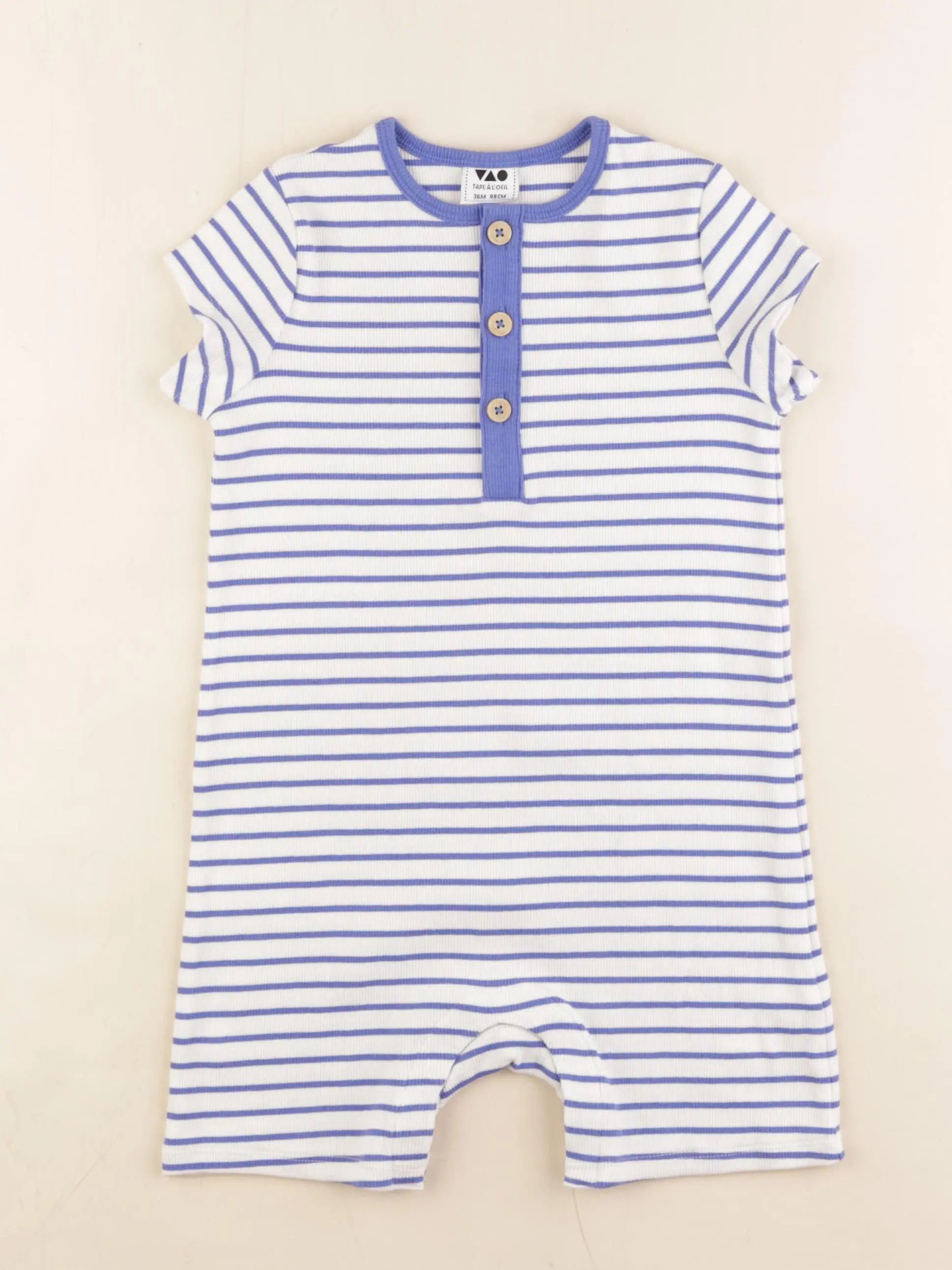 Tape à l'oeil - combinaison bleu - 36 mois