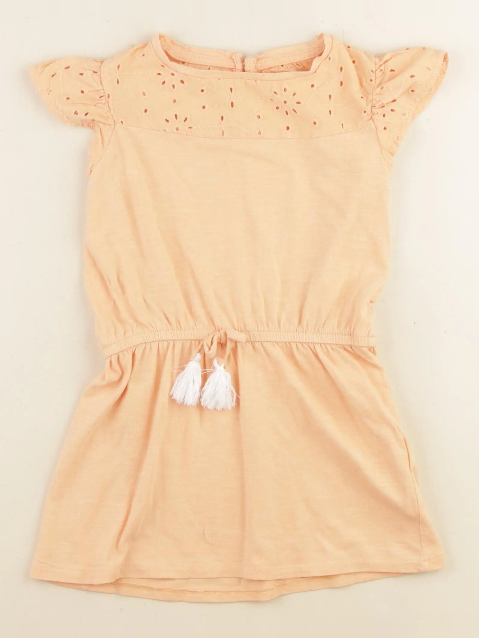 Vertbaudet - robe orange - 3 ans