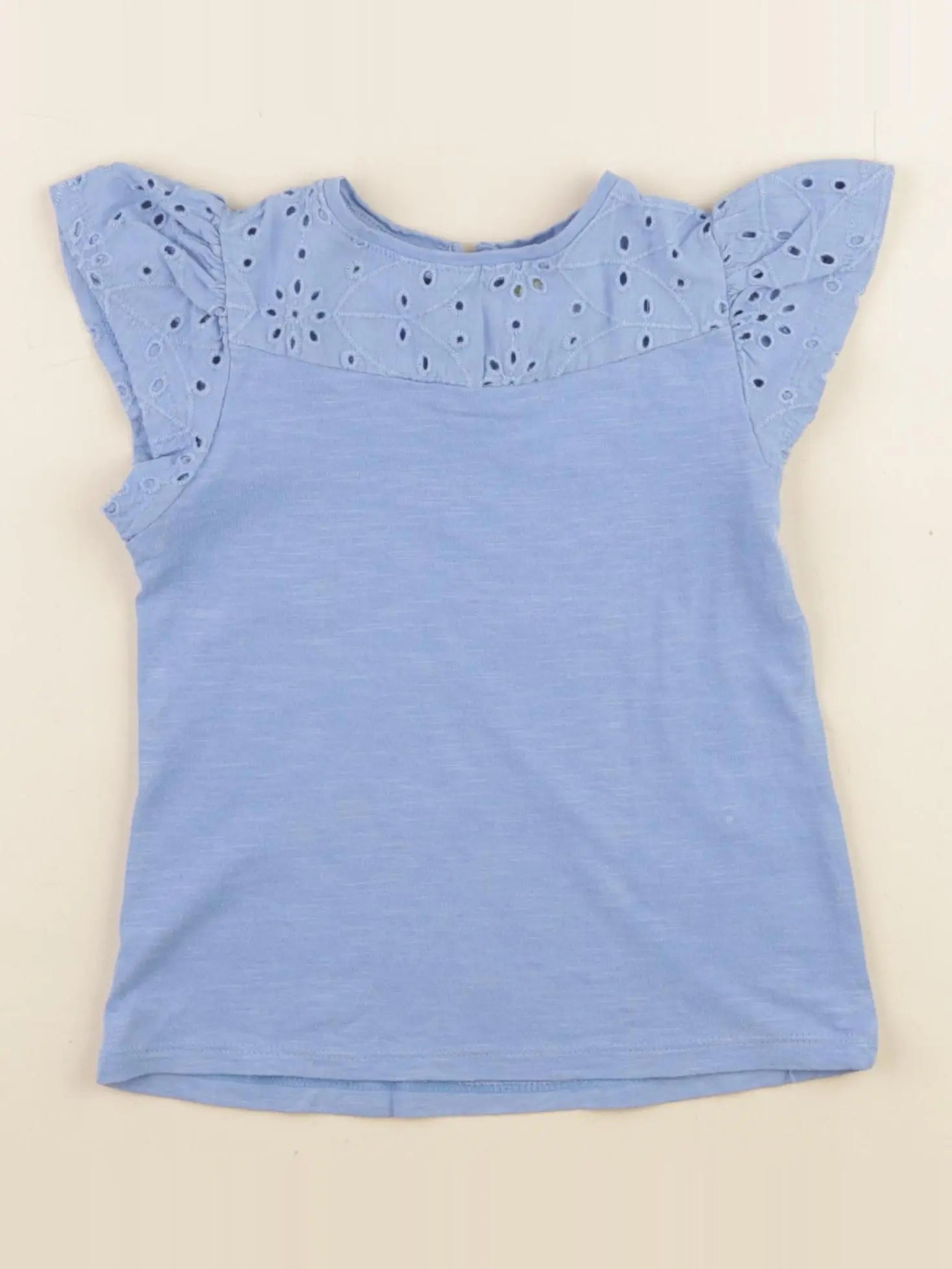 Vertbaudet - tee-shirt bleu - 2 ans