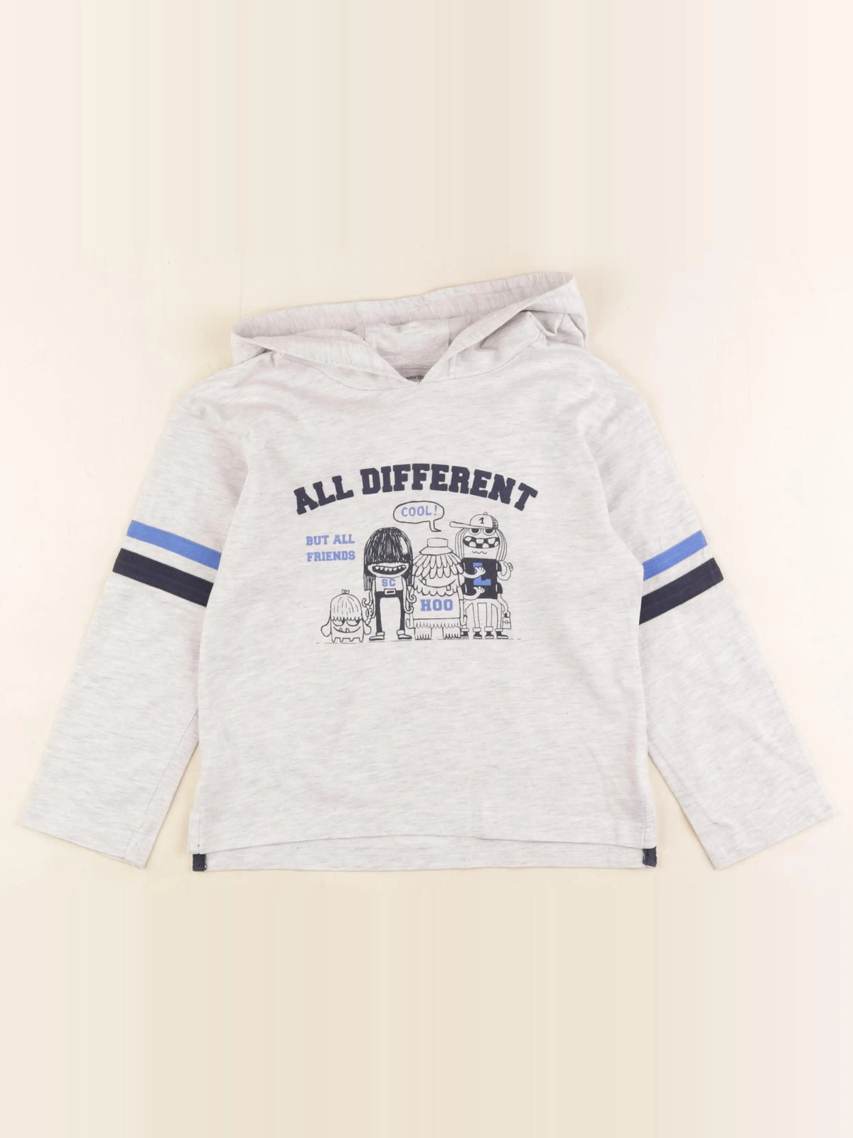 Vertbaudet - tee-shirt gris - 6 ans