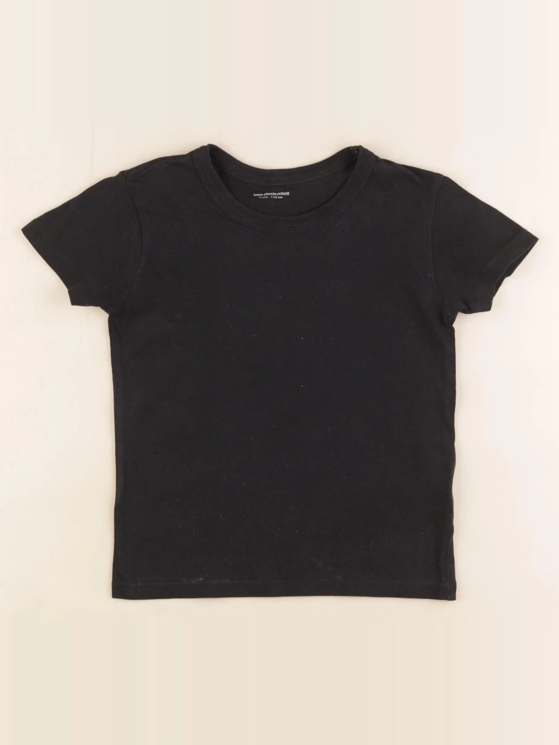 Vertbaudet - maillot de corps noir - 5 ans