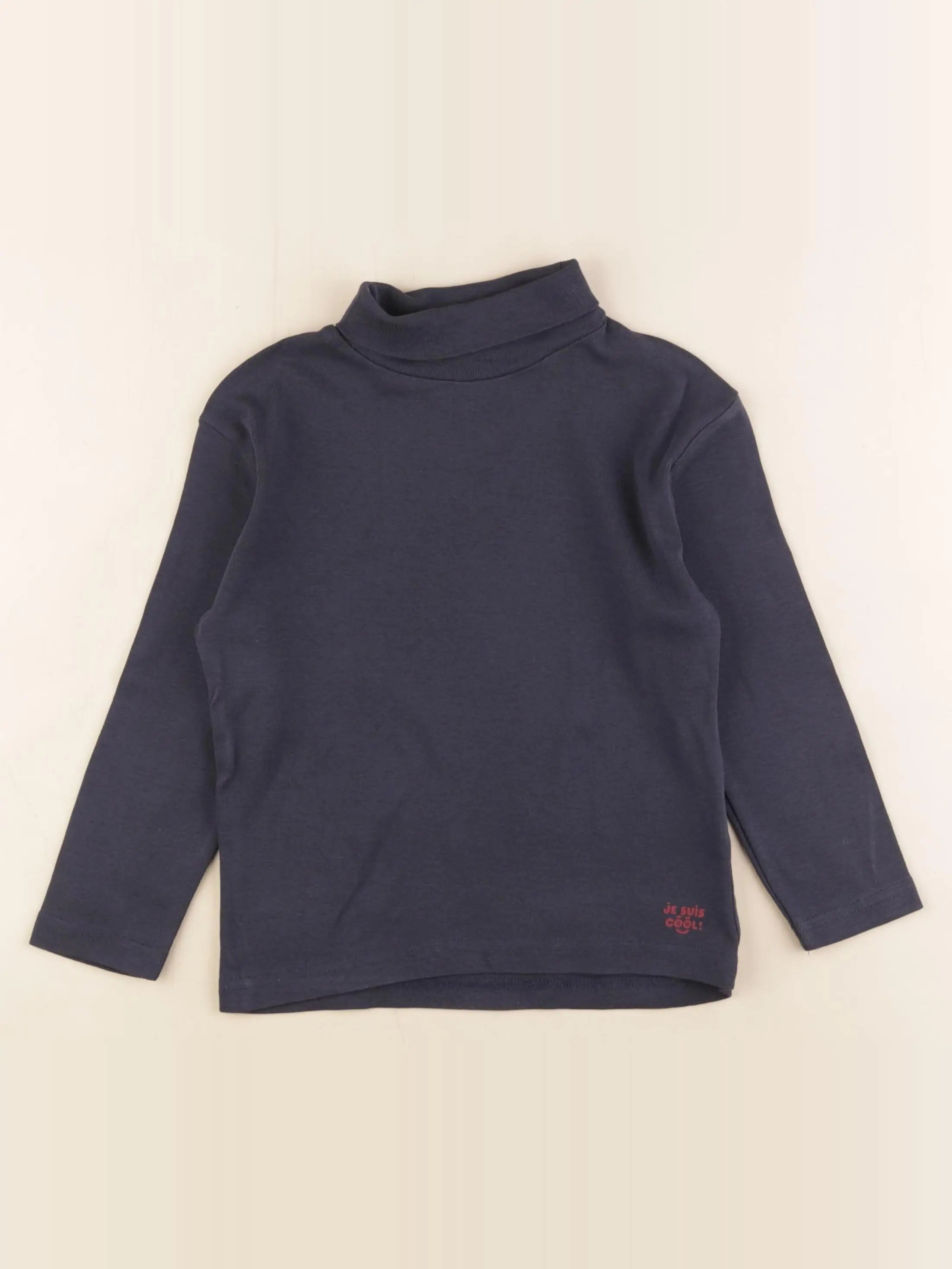 Vertbaudet - sous-pull bleu - 5 ans