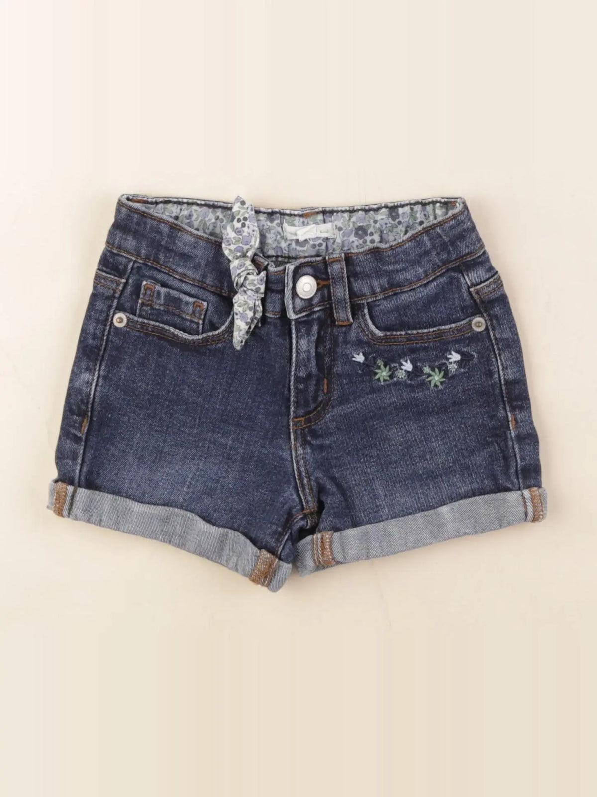 Vertbaudet - short bleu - 4 ans