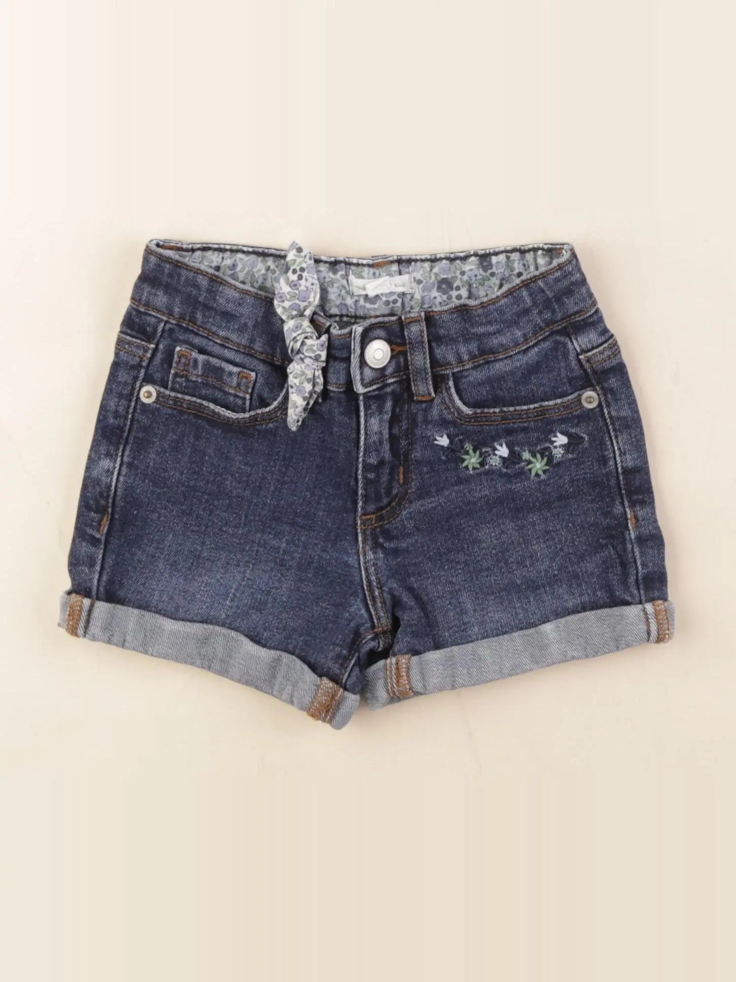 Vertbaudet - short bleu - 4 ans