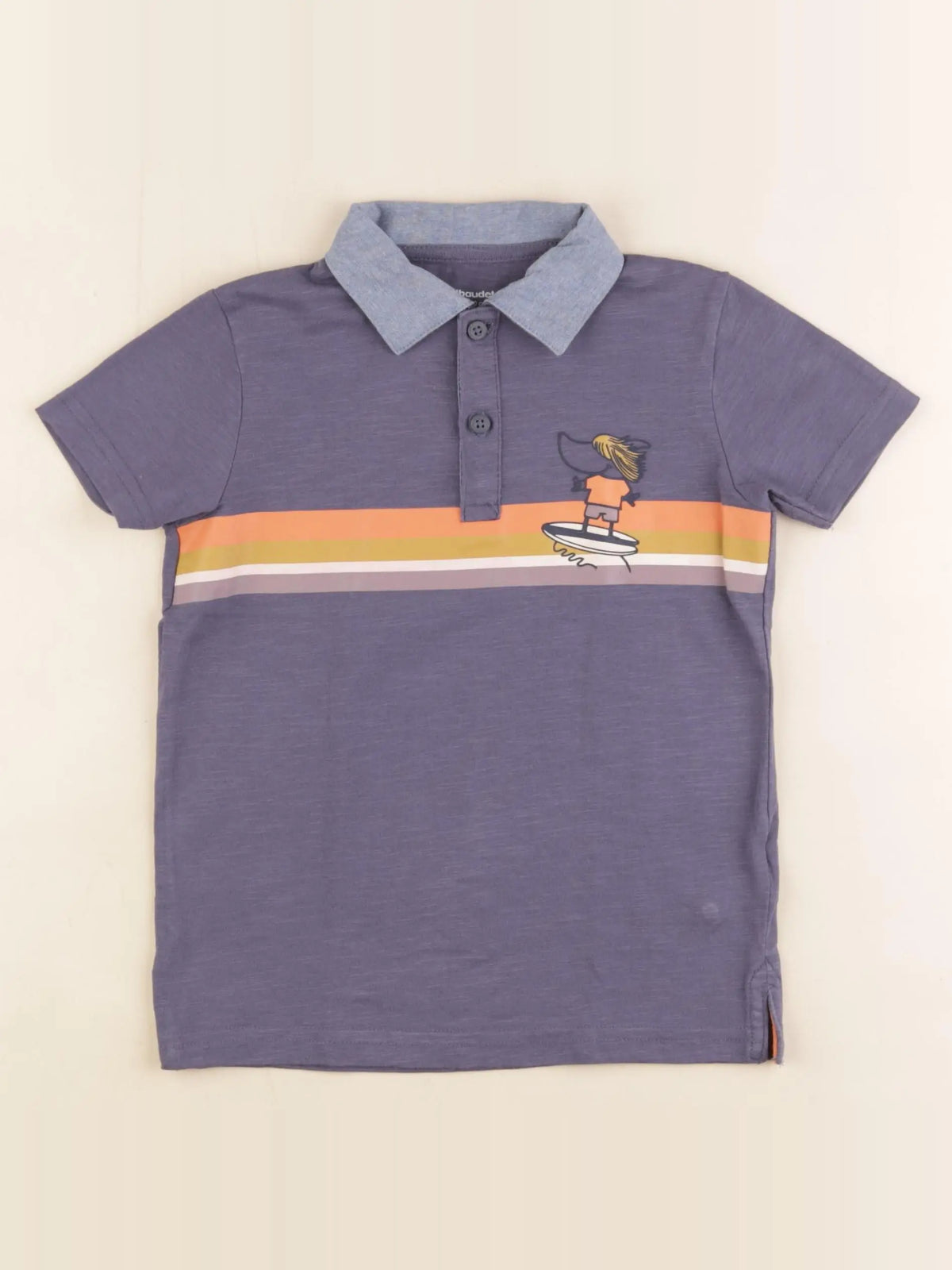 Vertbaudet - polo multicolore - 5 ans