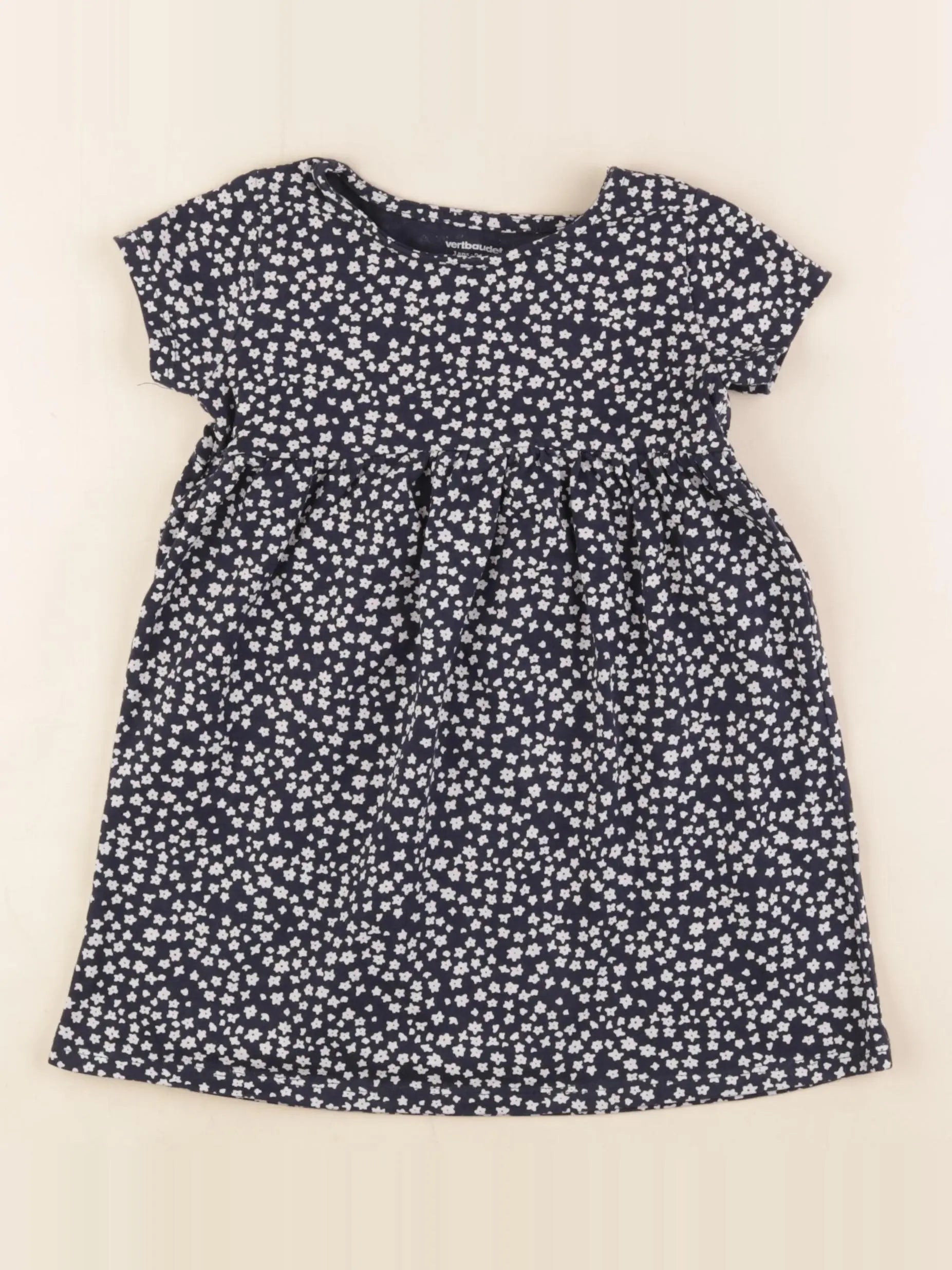 Vertbaudet - robe bleu - 3 ans