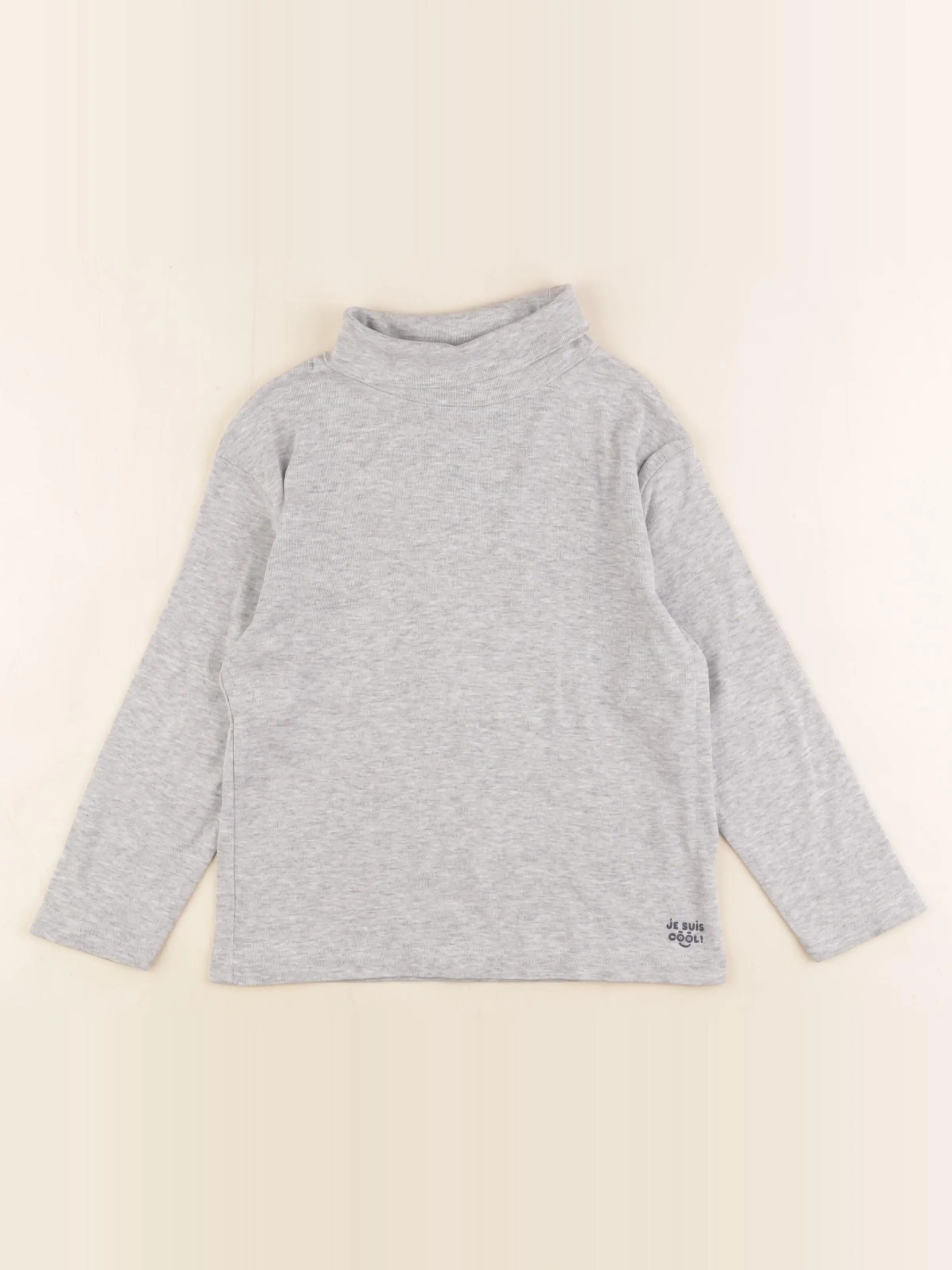 Vertbaudet - sous-pull gris - 5 ans