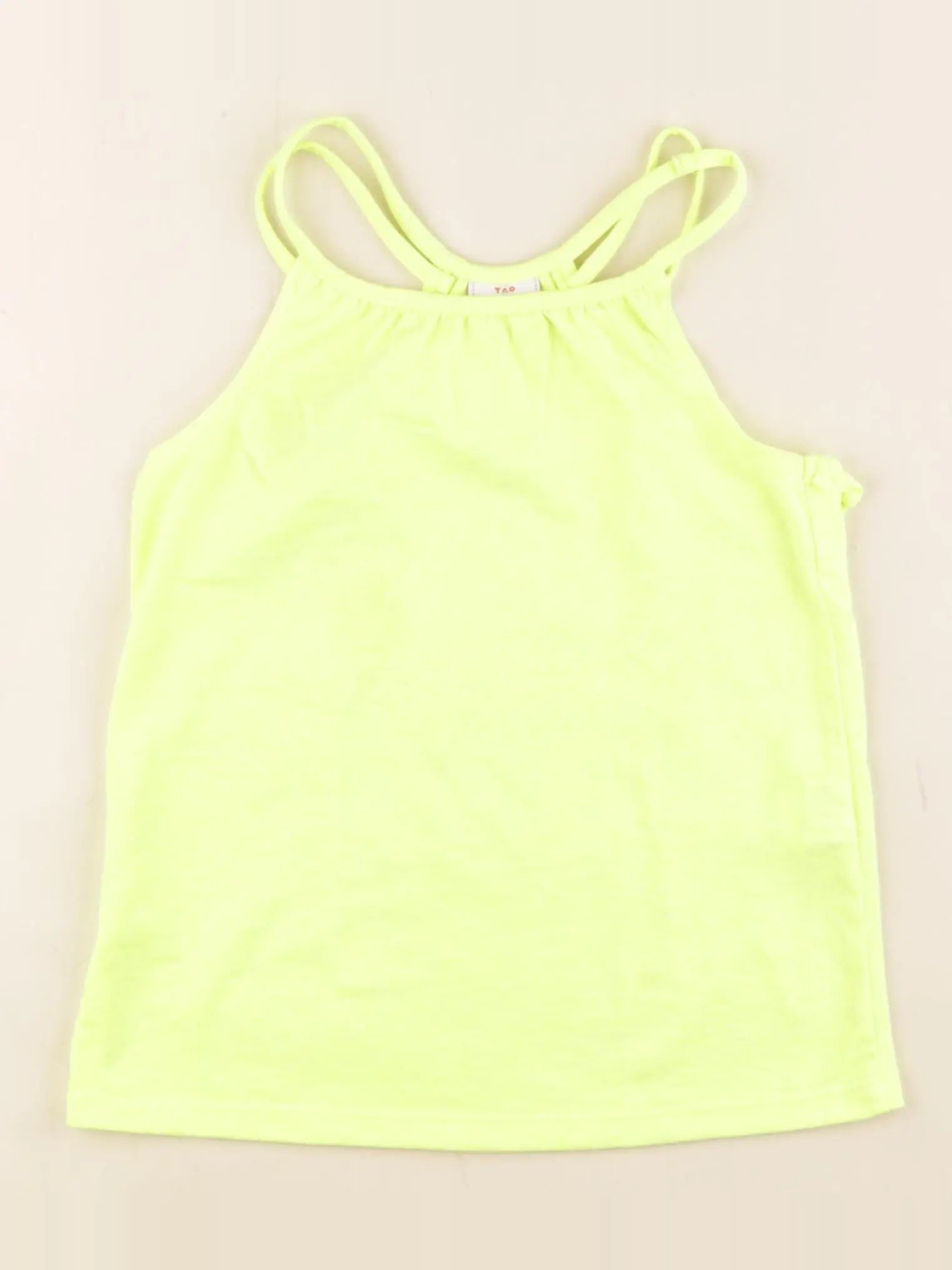 Tape à l'oeil - débardeur jaune fluo - 8 ans