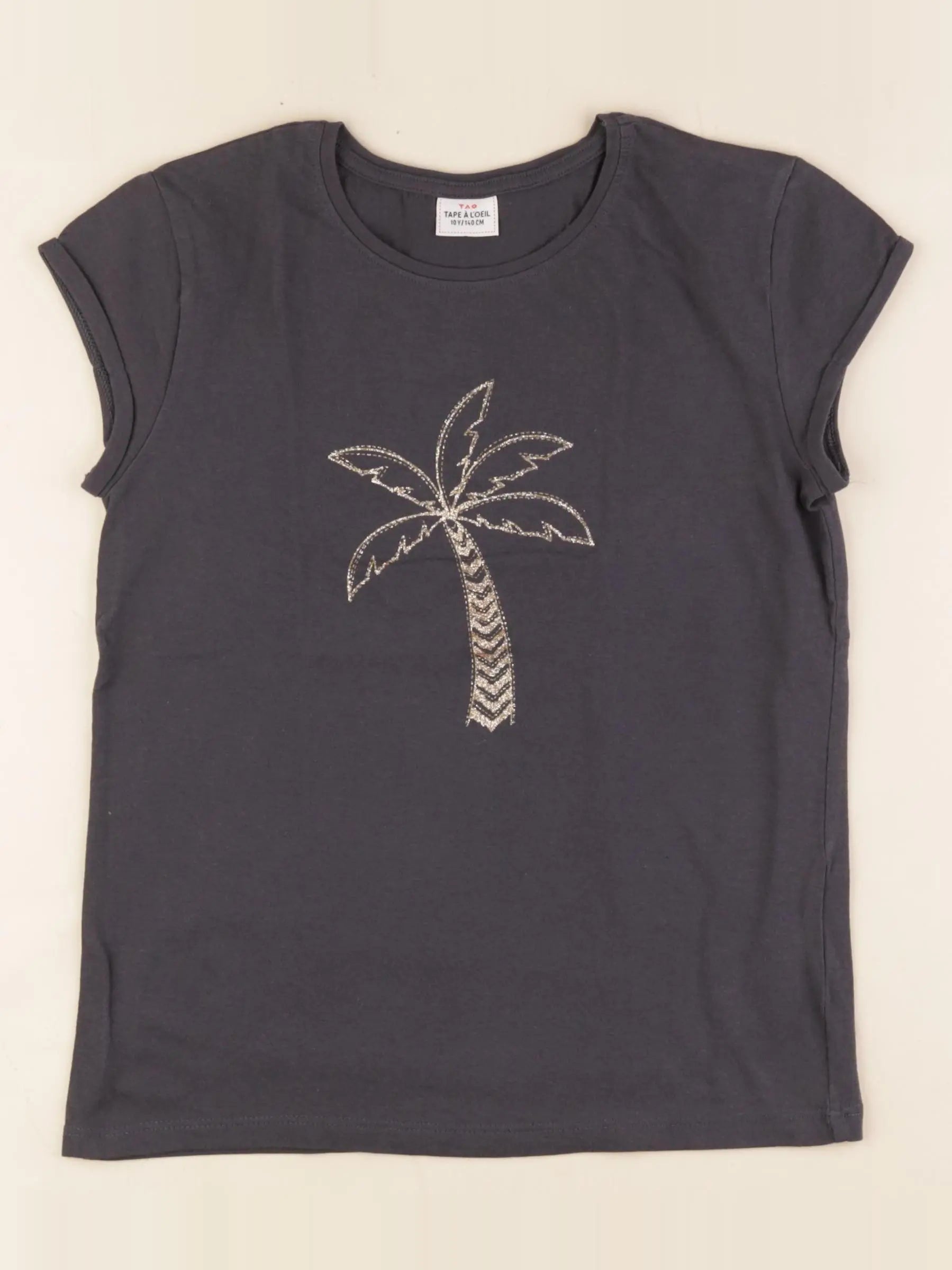 Tape à l'oeil - tee-shirt gris - 8 ans