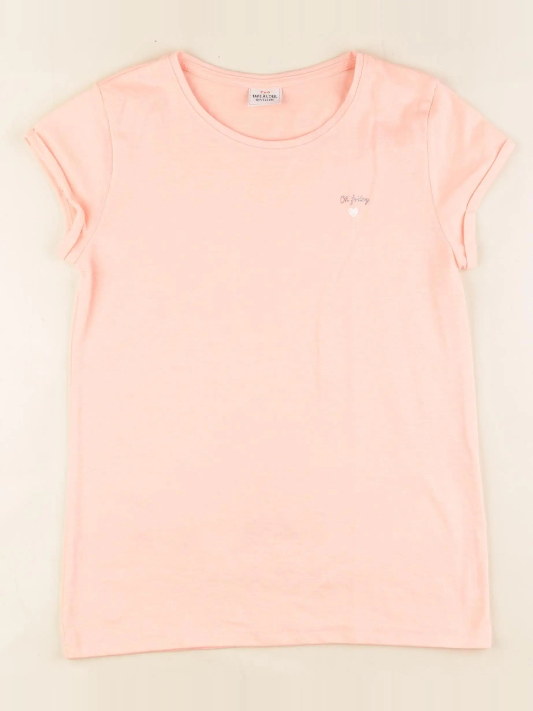 Tape à l'oeil - tee-shirt rose - 10 ans