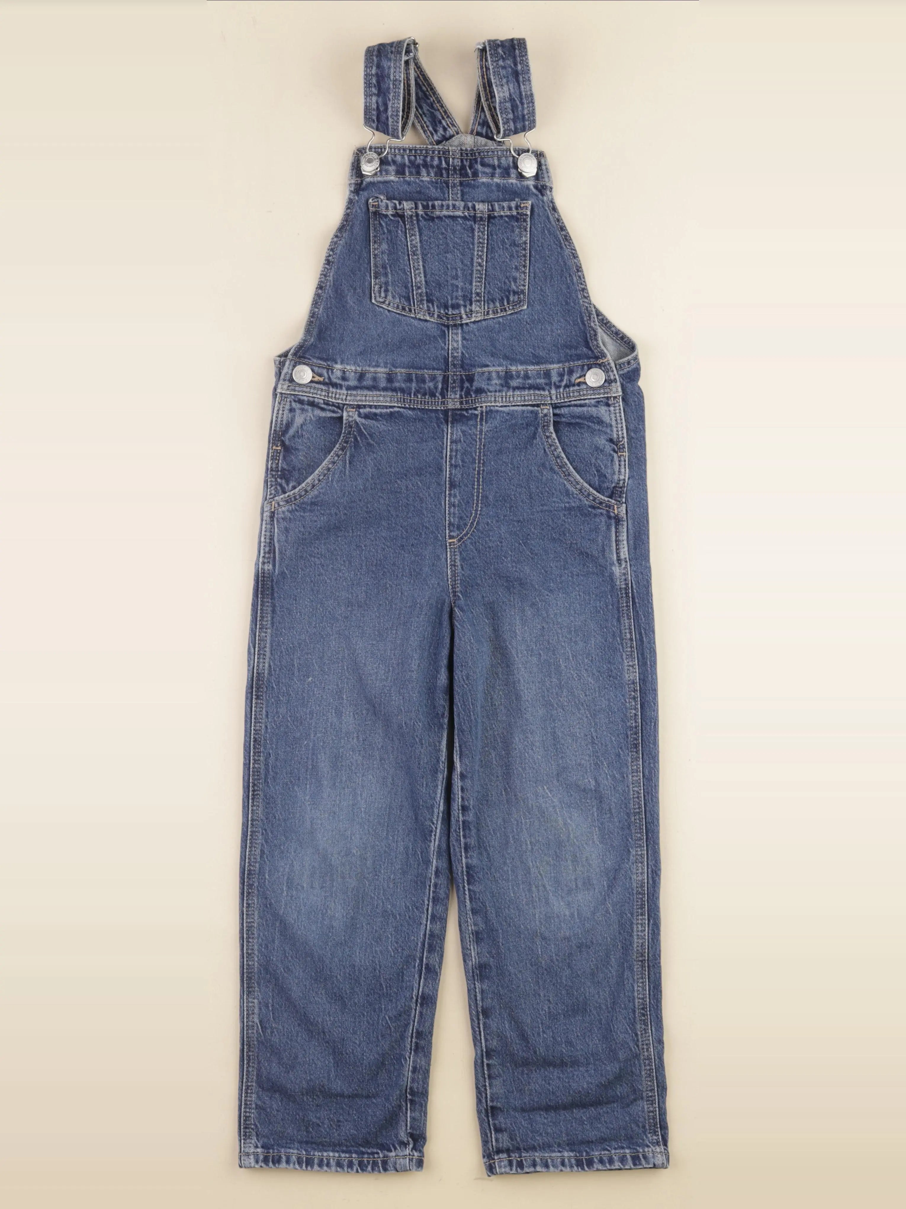 H&M - salopette bleu - 5/6 ans