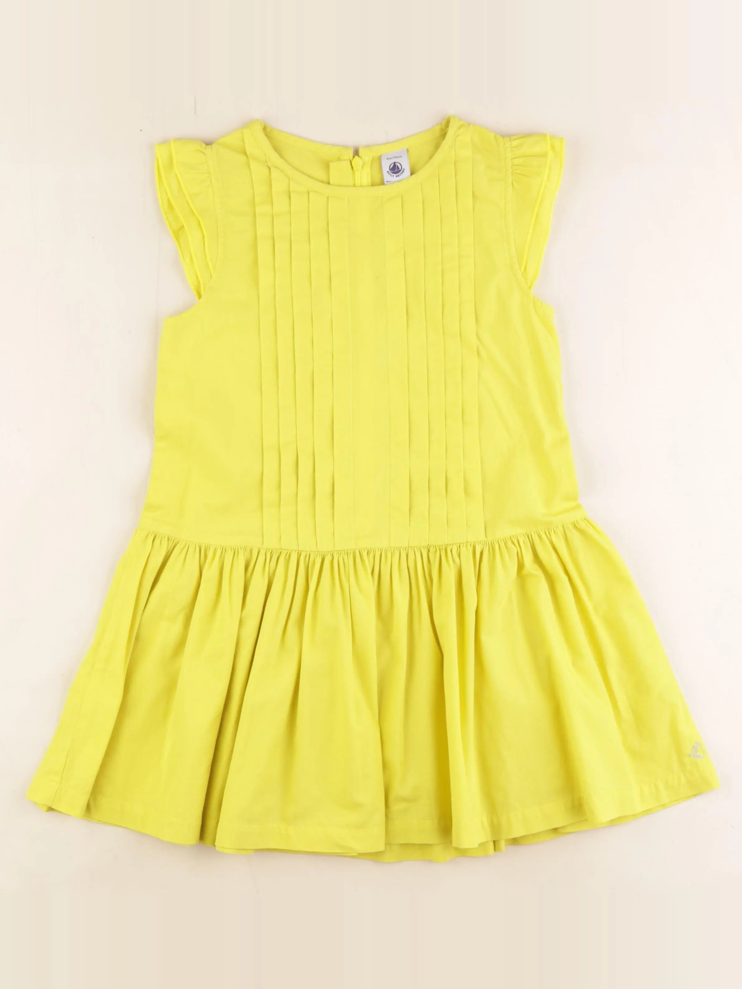 Petit Bateau - robe jaune - 6 ans
