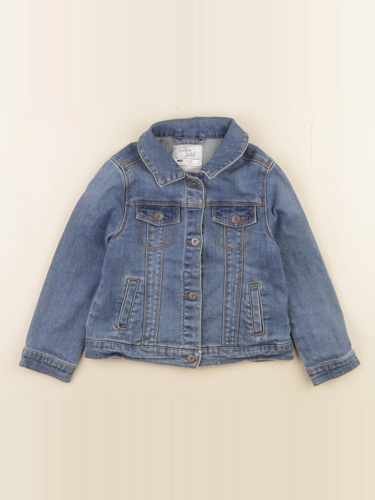 Vertbaudet - veste bleu - 5 ans