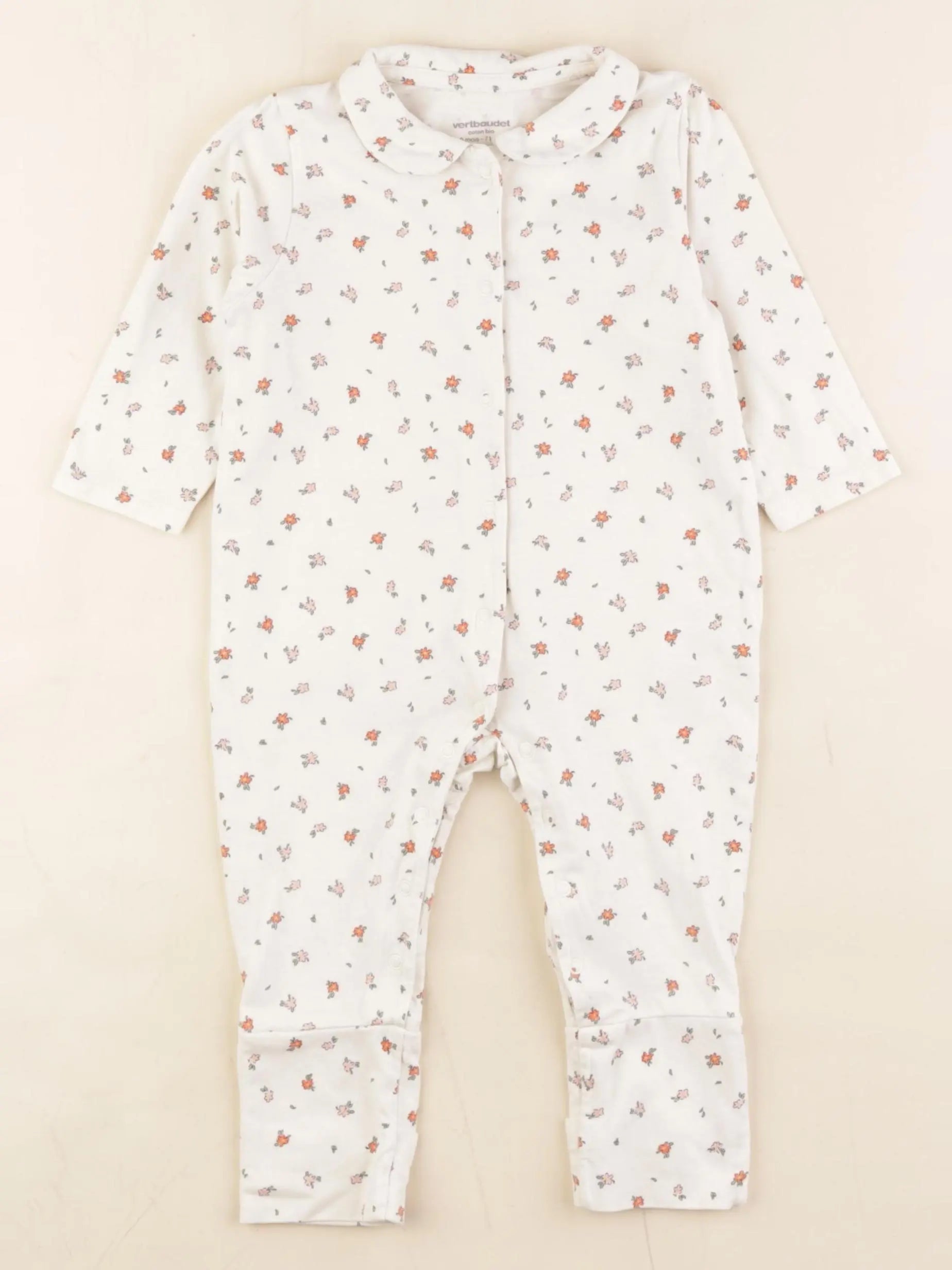Vertbaudet - pyjama coton multicolore - 9 mois