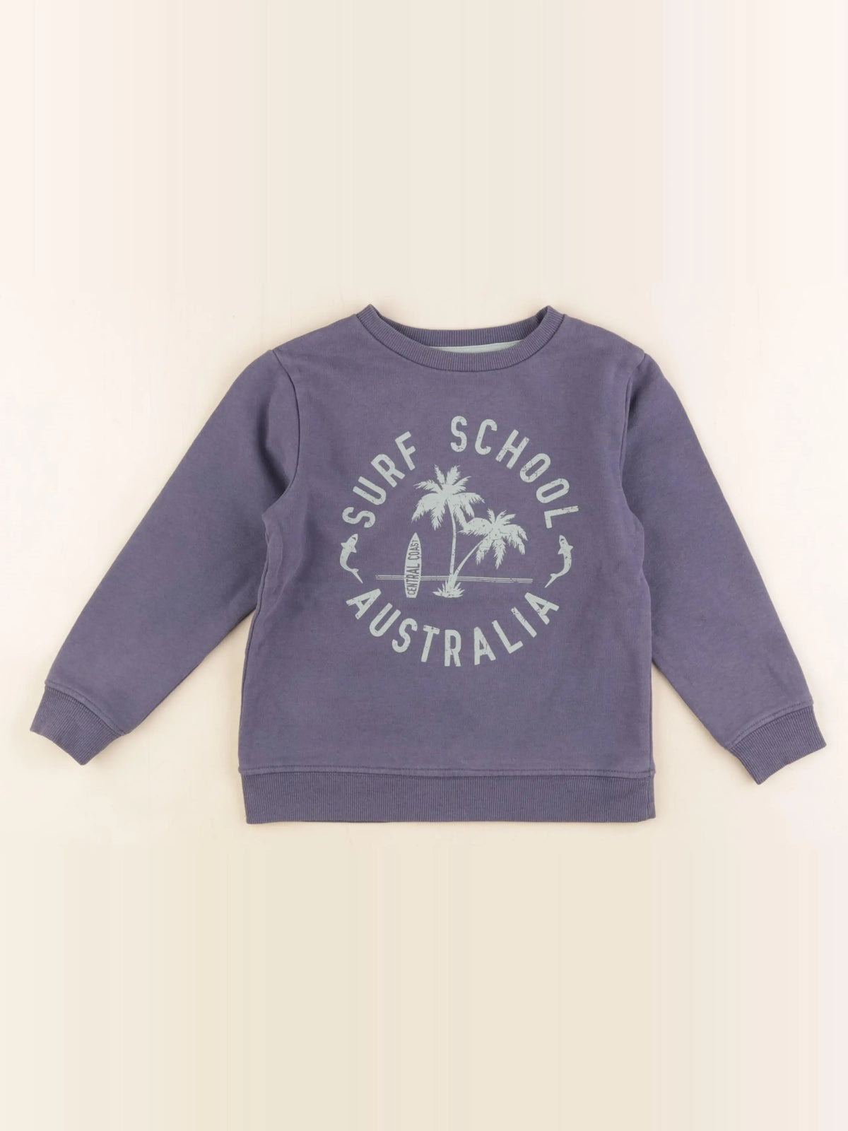 Vertbaudet - sweat bleu - 5 ans