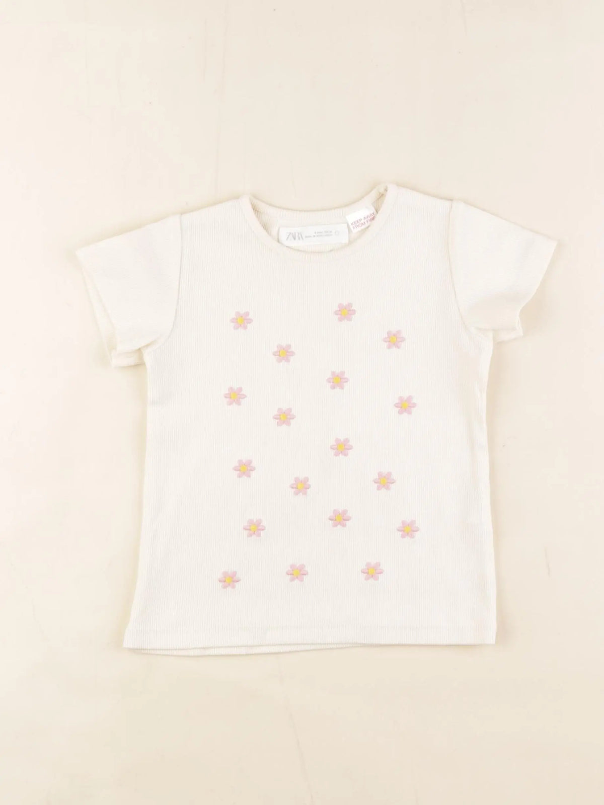 Zara - tee-shirt blanc - 4 ans