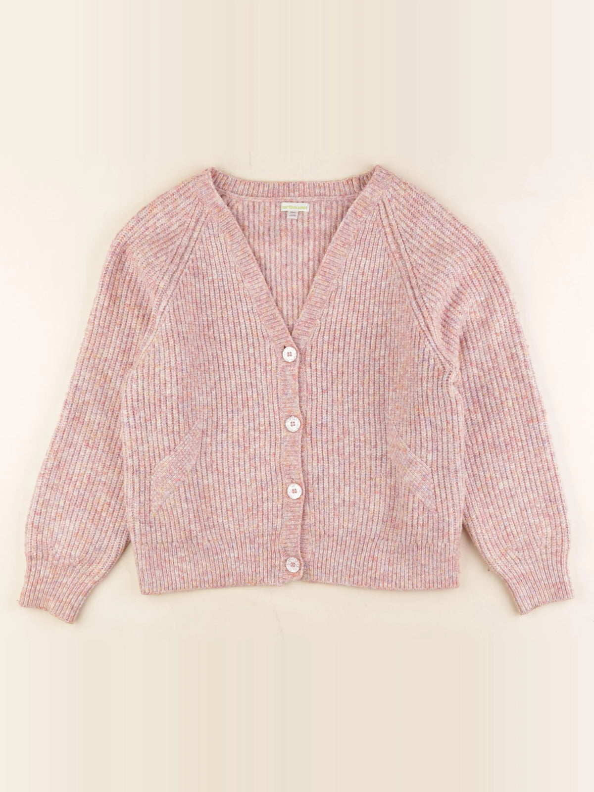 Vertbaudet - gilet rose - 12 ans