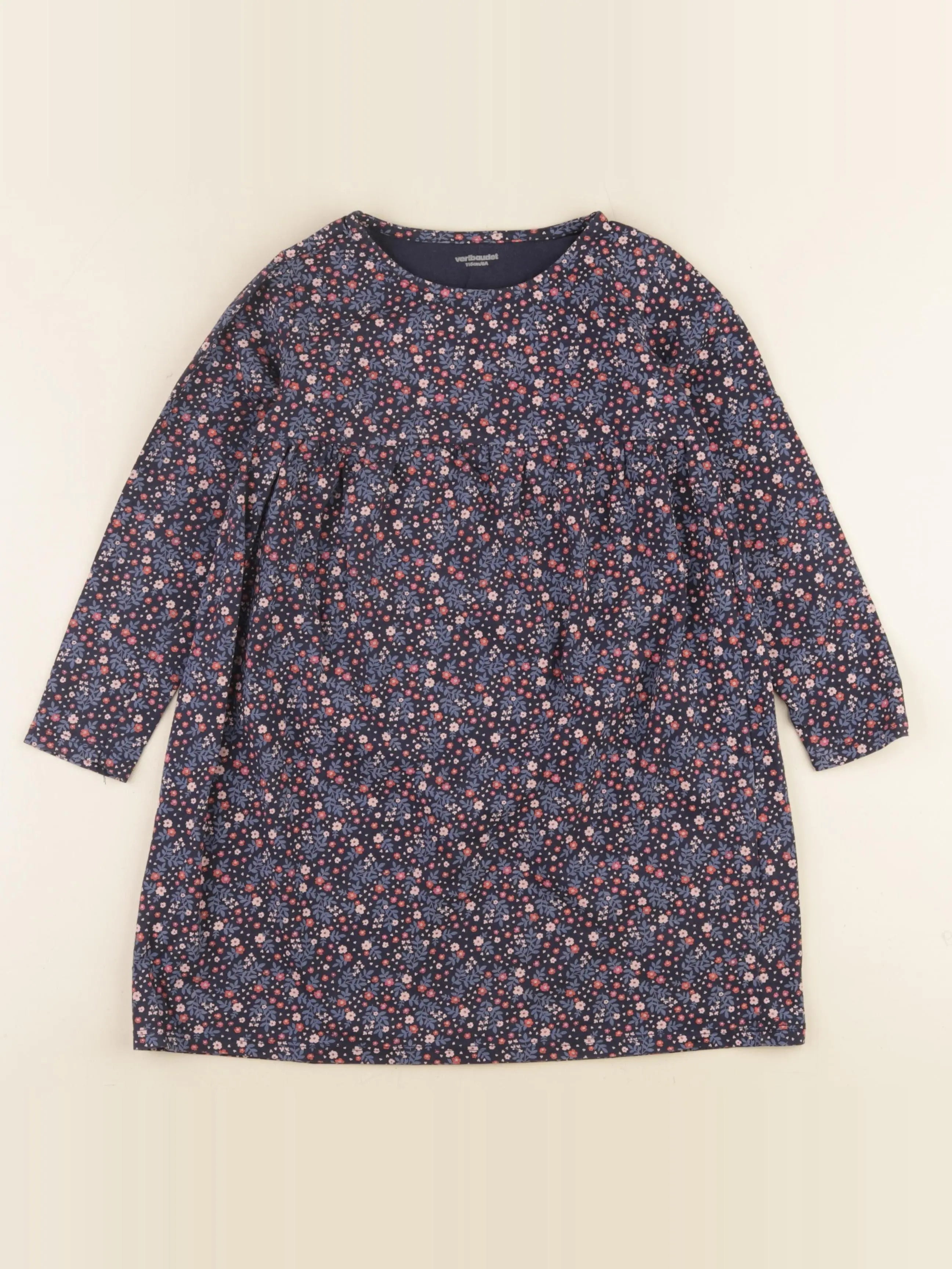 Vertbaudet - robe multicolore - 6 ans