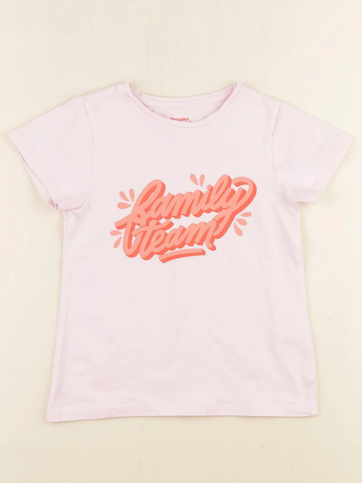 Vertbaudet - tee-shirt rose - 5 ans