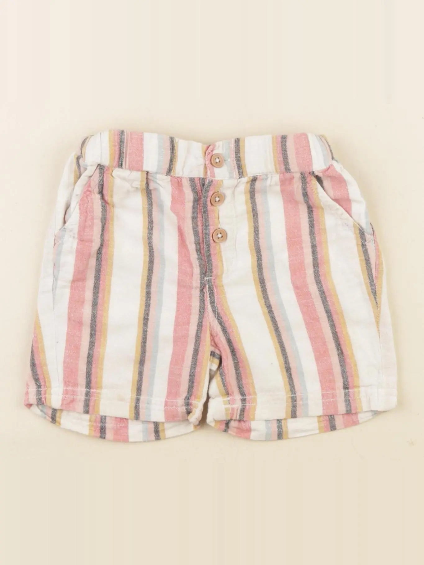 Boutchou - short multicolore - 12 mois