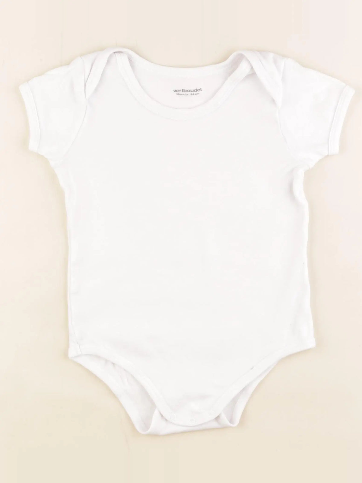 Vertbaudet - body blanc - 36 mois
