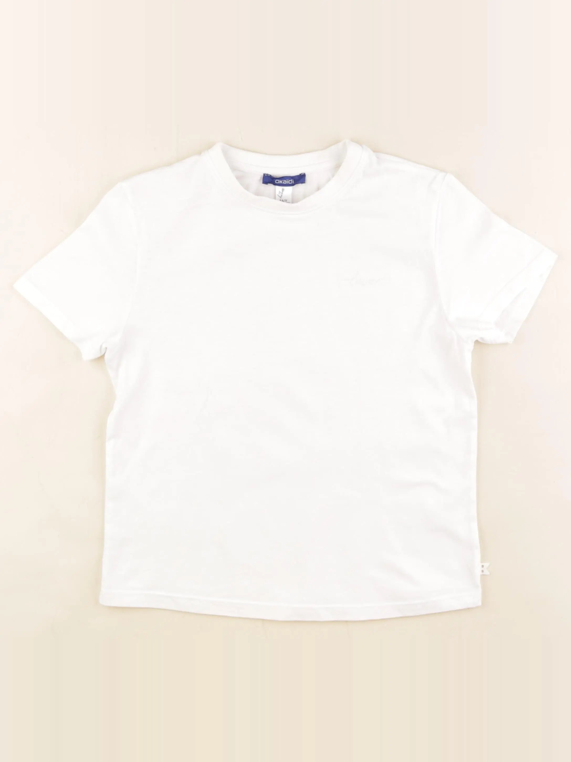 Okaidi - tee-shirt blanc - 8 ans