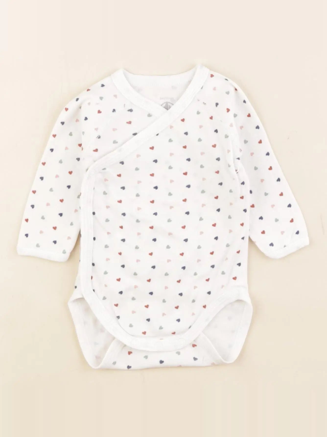 Petit Bateau - body blanc, multicolore - 3 mois