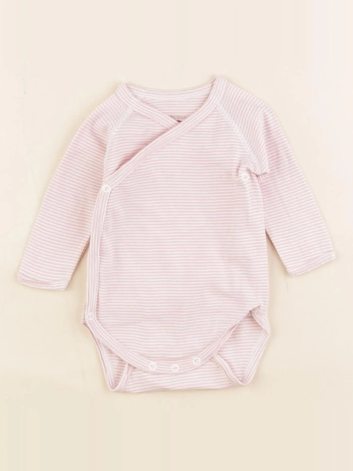 Petit Bateau - body rose, blanc - 3 mois