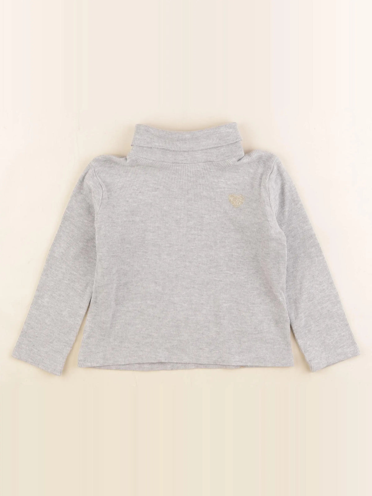 Vertbaudet - sous-pull gris - 5 ans