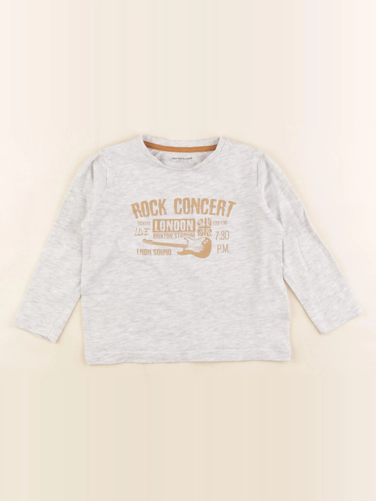 Vertbaudet - tee-shirt gris - 3 ans