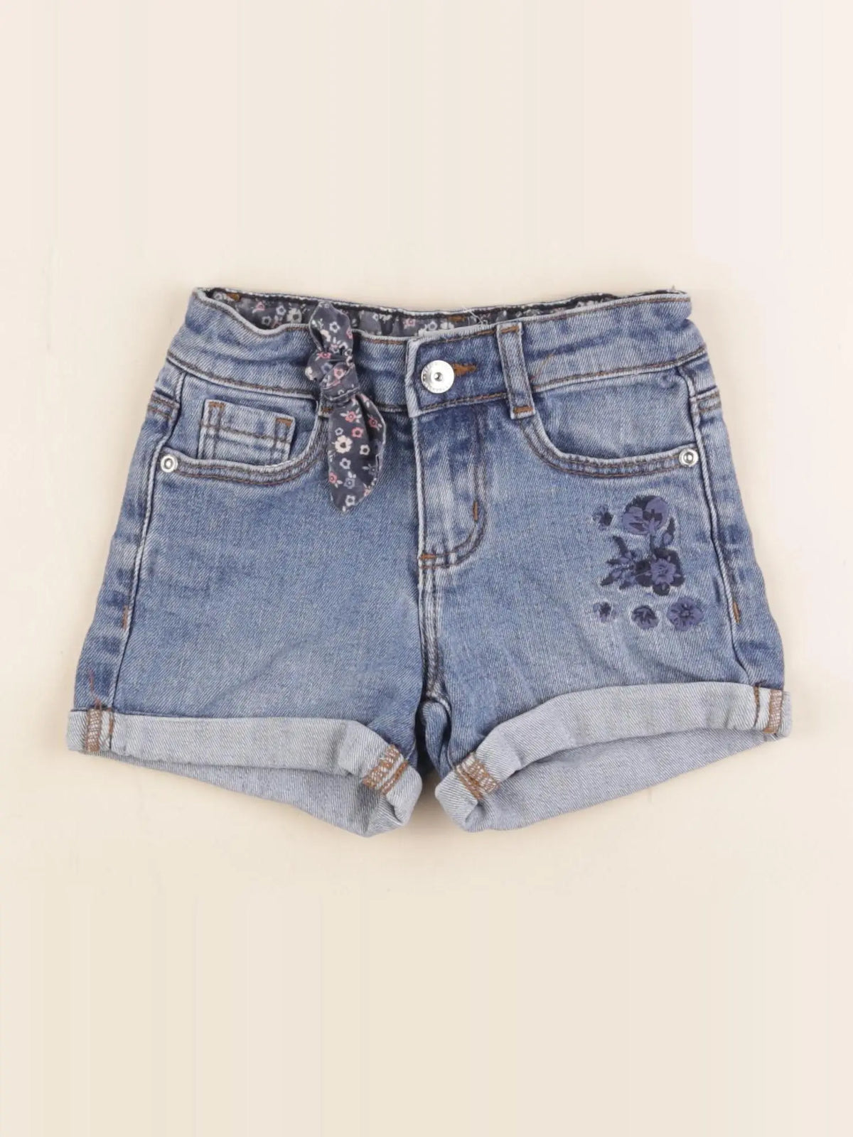 Vertbaudet - short bleu - 4 ans