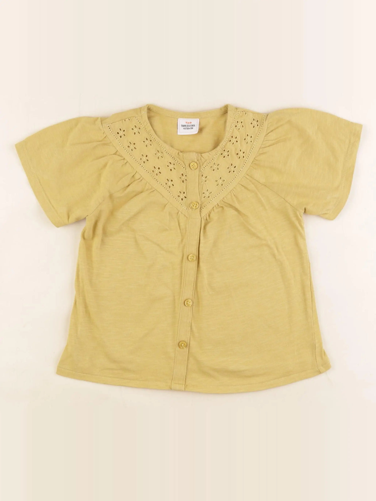 Tape à l'oeil - tee-shirt jaune - 4 ans