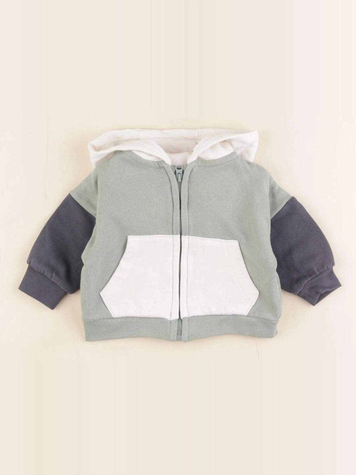 Vertbaudet - sweat vert - 3 mois