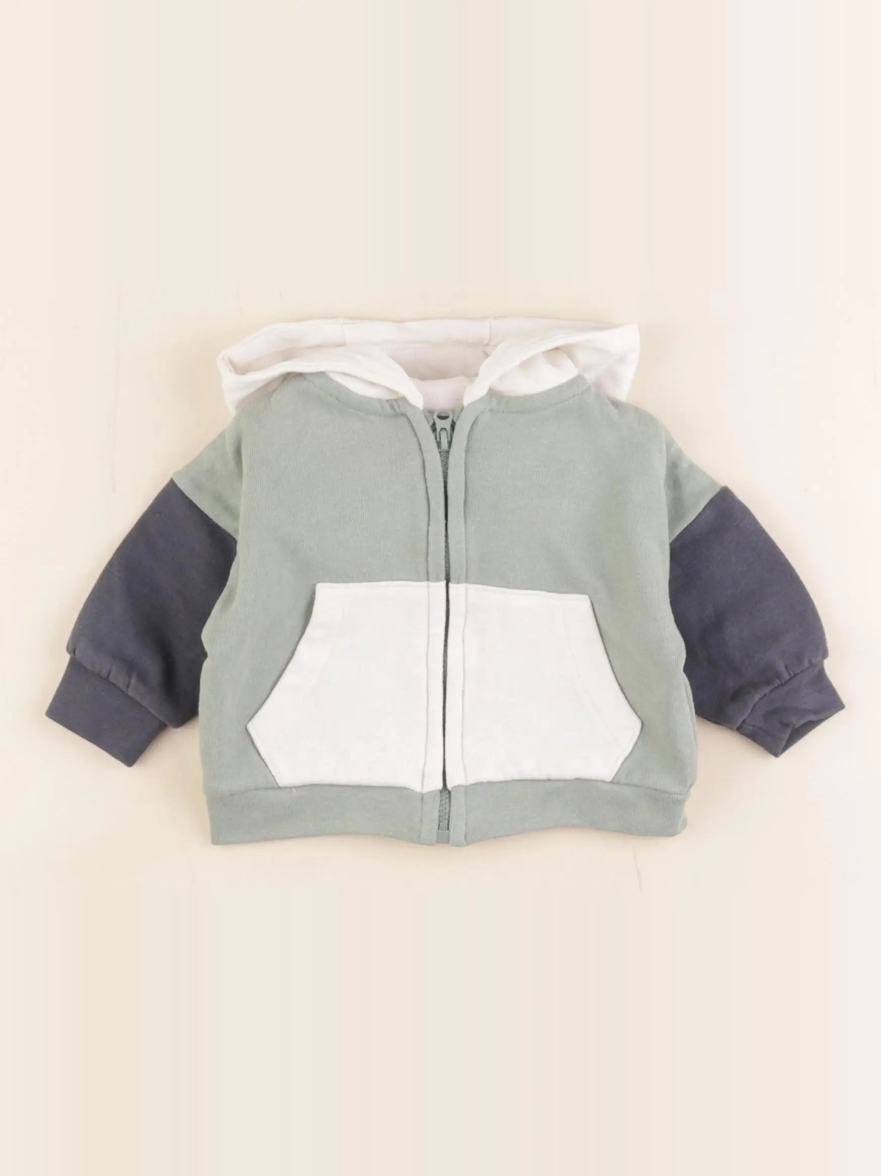 Vertbaudet - sweat vert - 3 mois