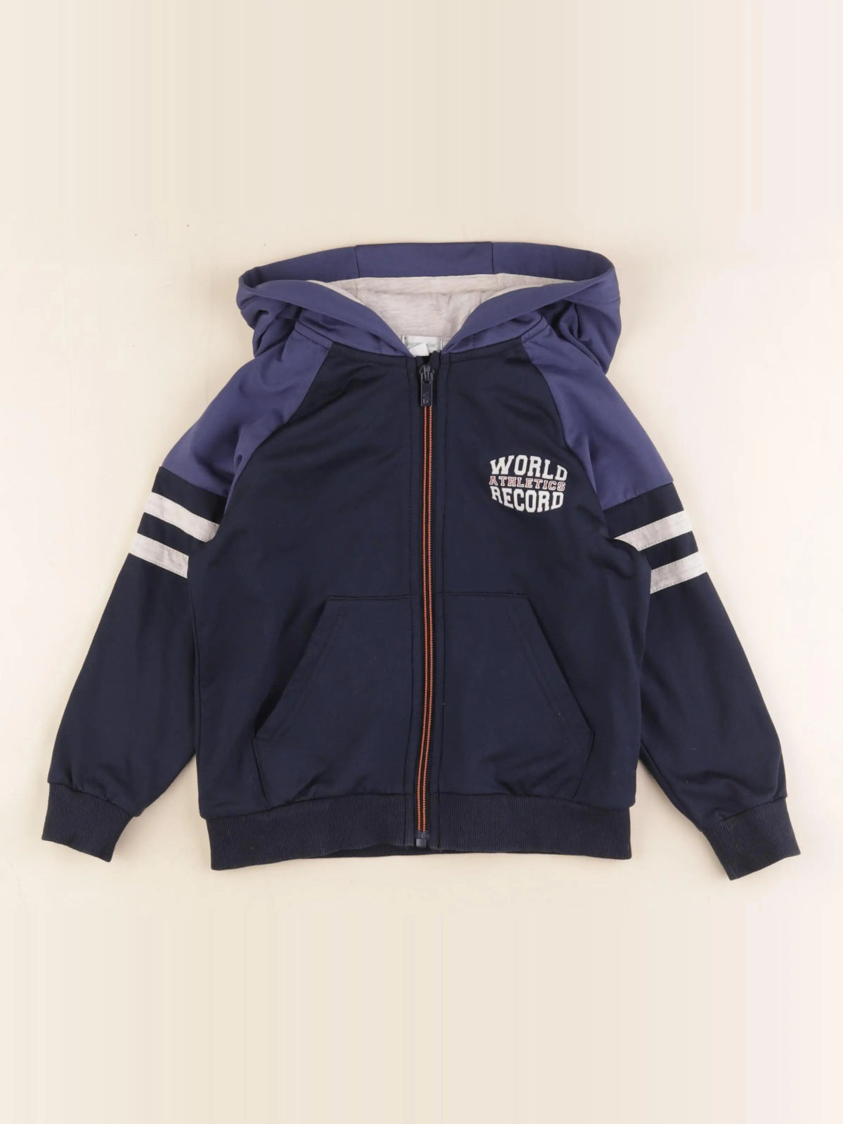 Vertbaudet - sweat coton bleu - 5 ans