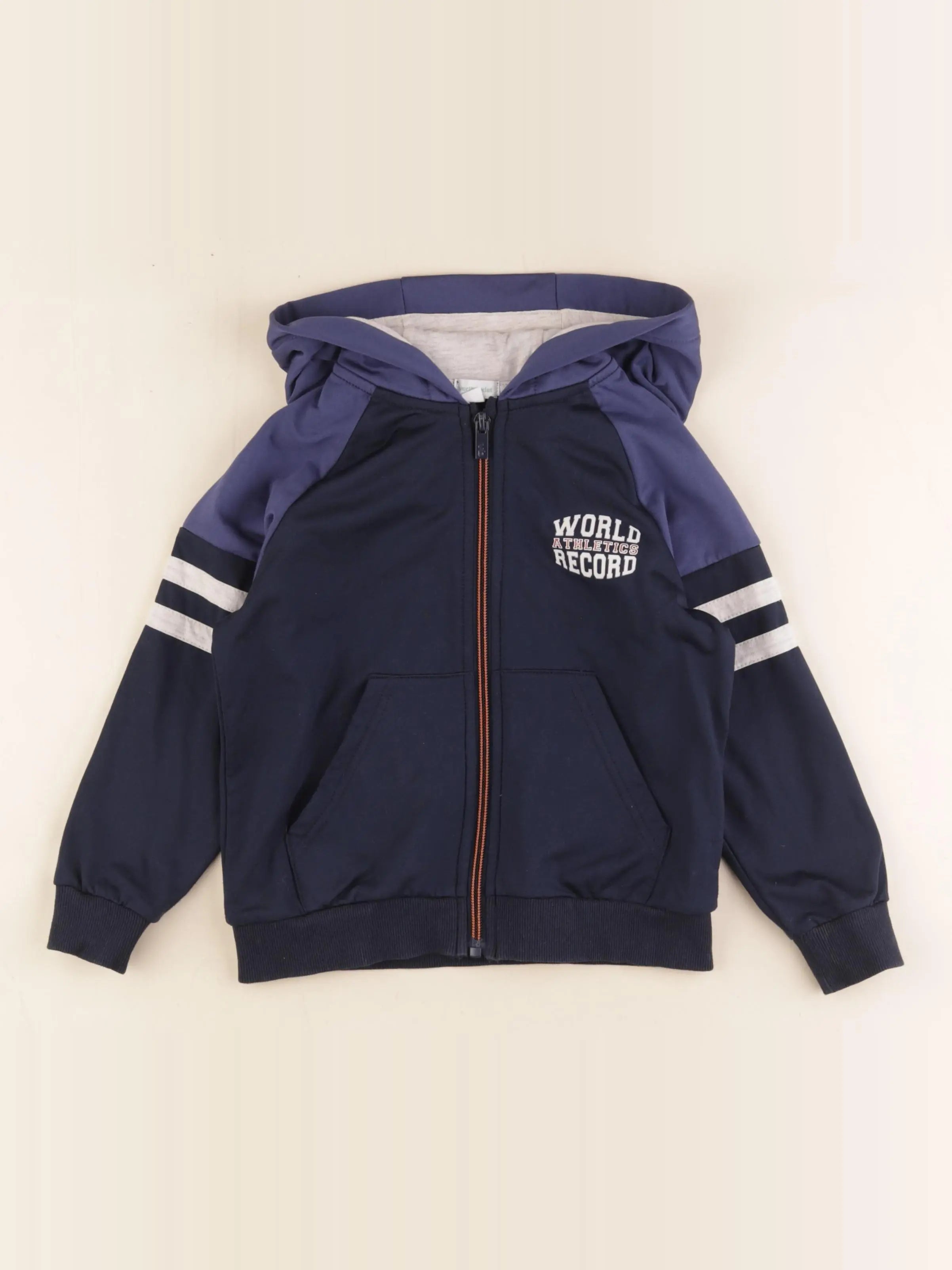 Vertbaudet - sweat coton bleu - 5 ans