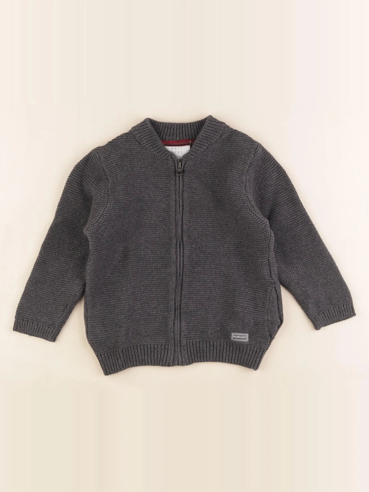 Zara - gilet gris - 18/24 mois
