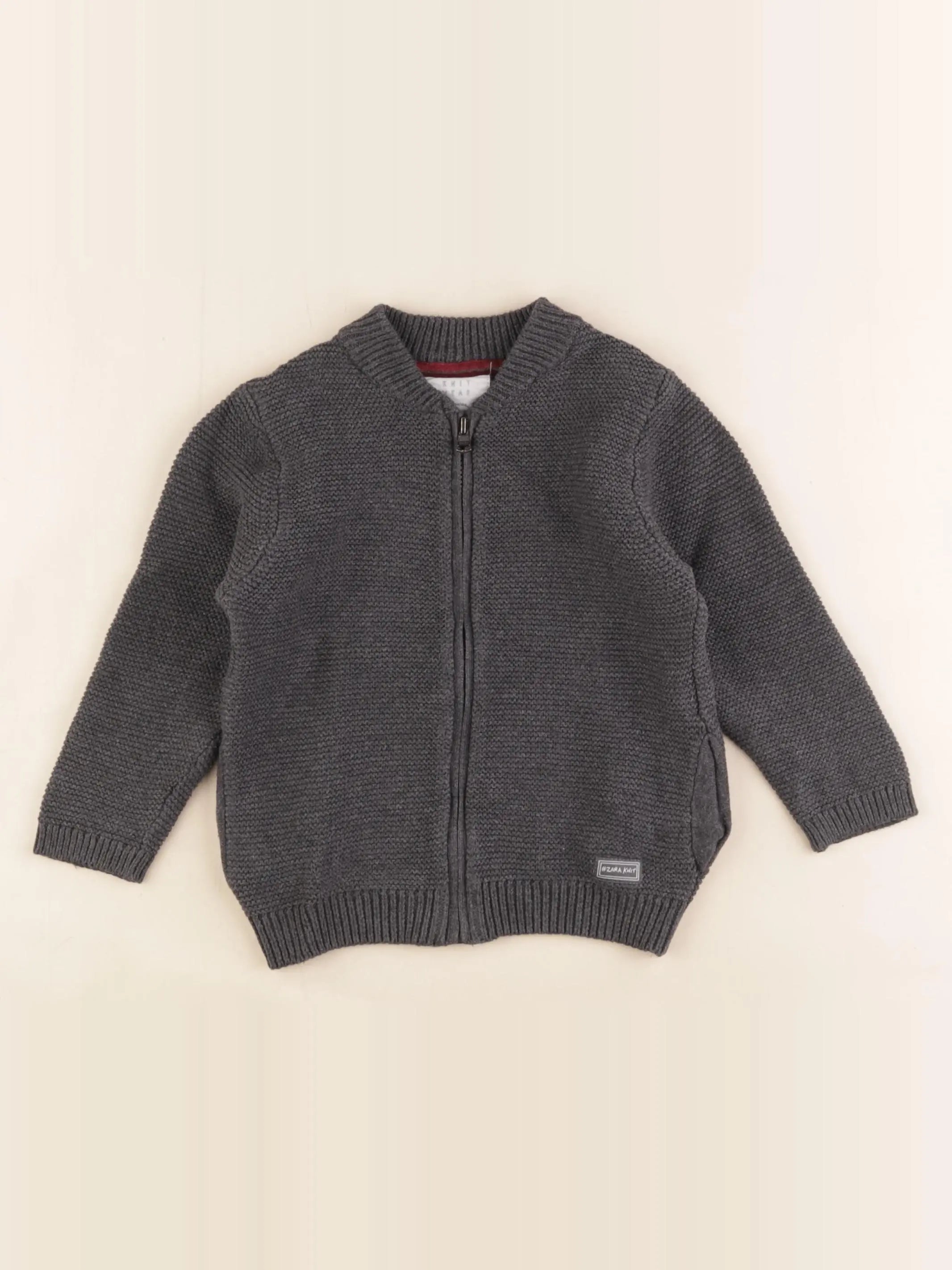 Zara - gilet gris - 18/24 mois