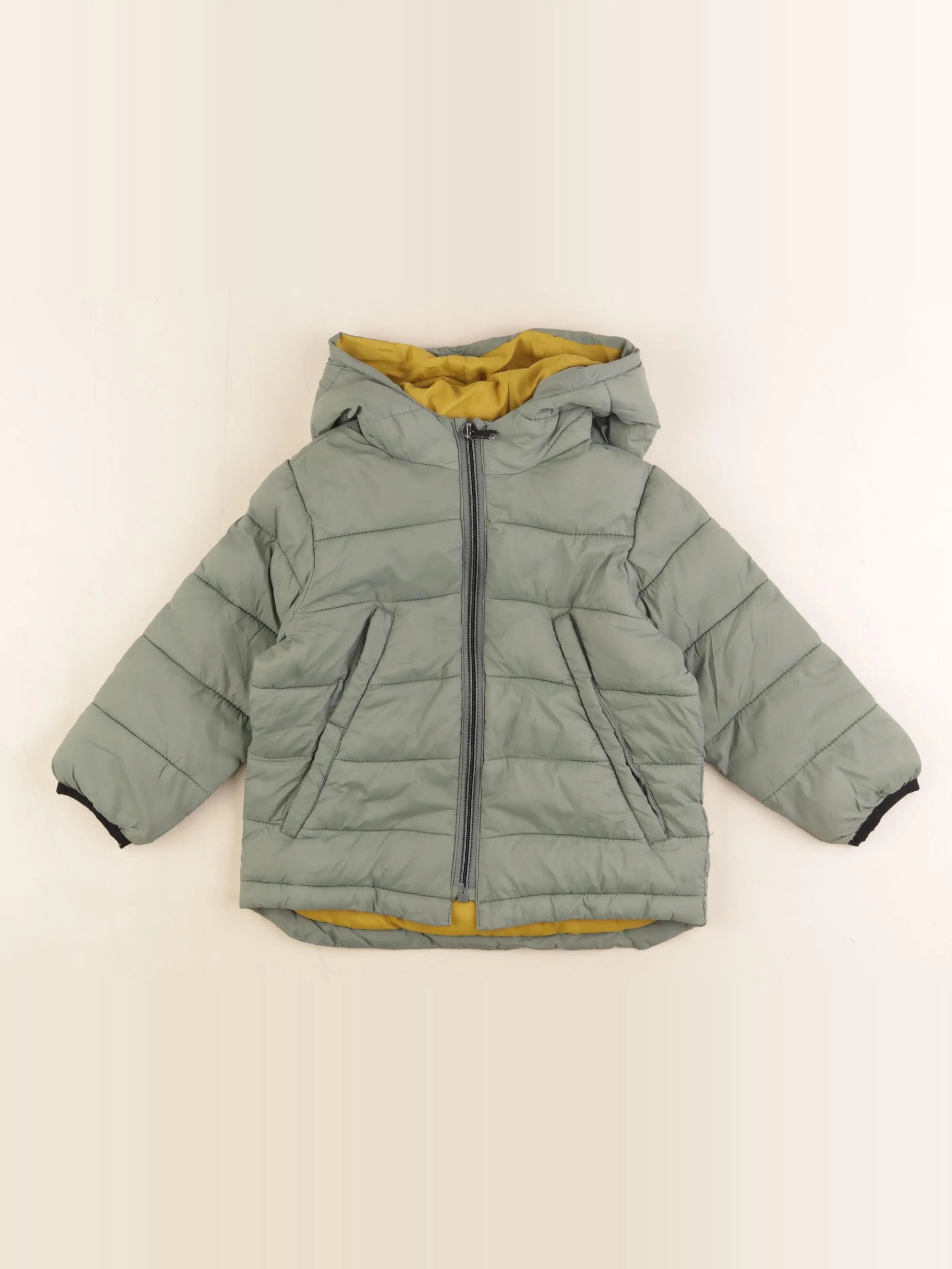 Zara - doudoune vert - 18/24 mois