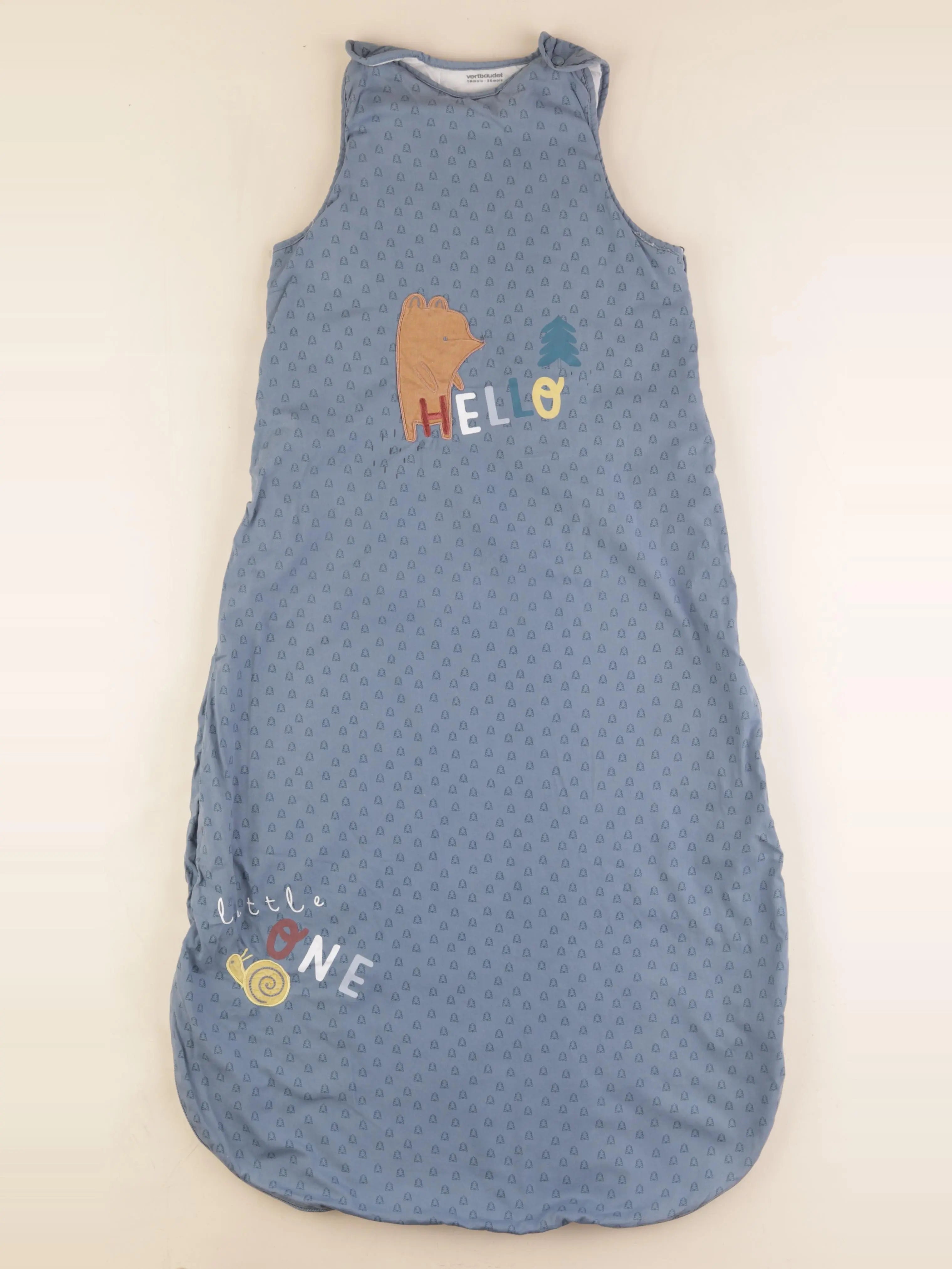 Vertbaudet - gigoteuse TOG 2,5 bleu - 18/36 mois