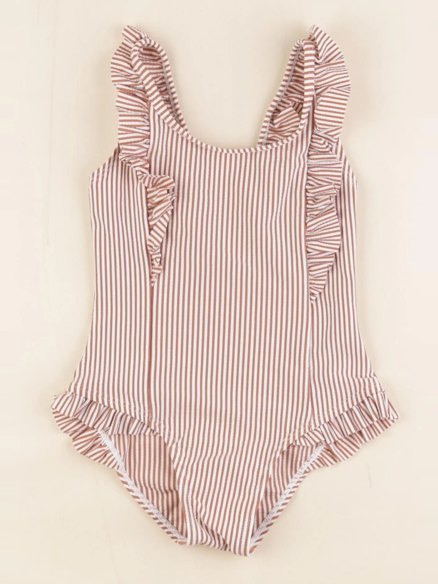 Vertbaudet - maillot de bain marron - 3 ans